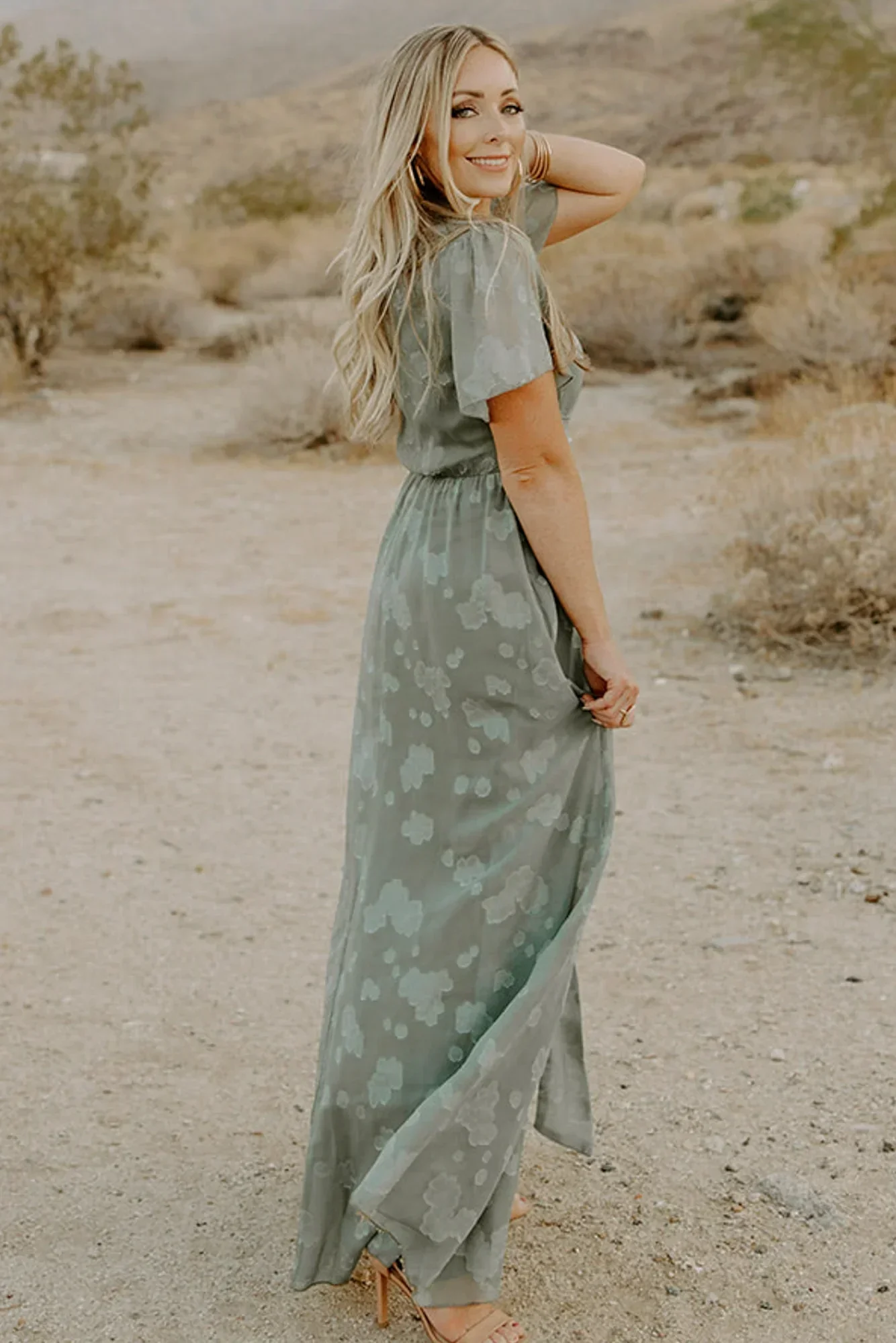 Faye Maxi Dress | Eucalyptus - luluinthesky