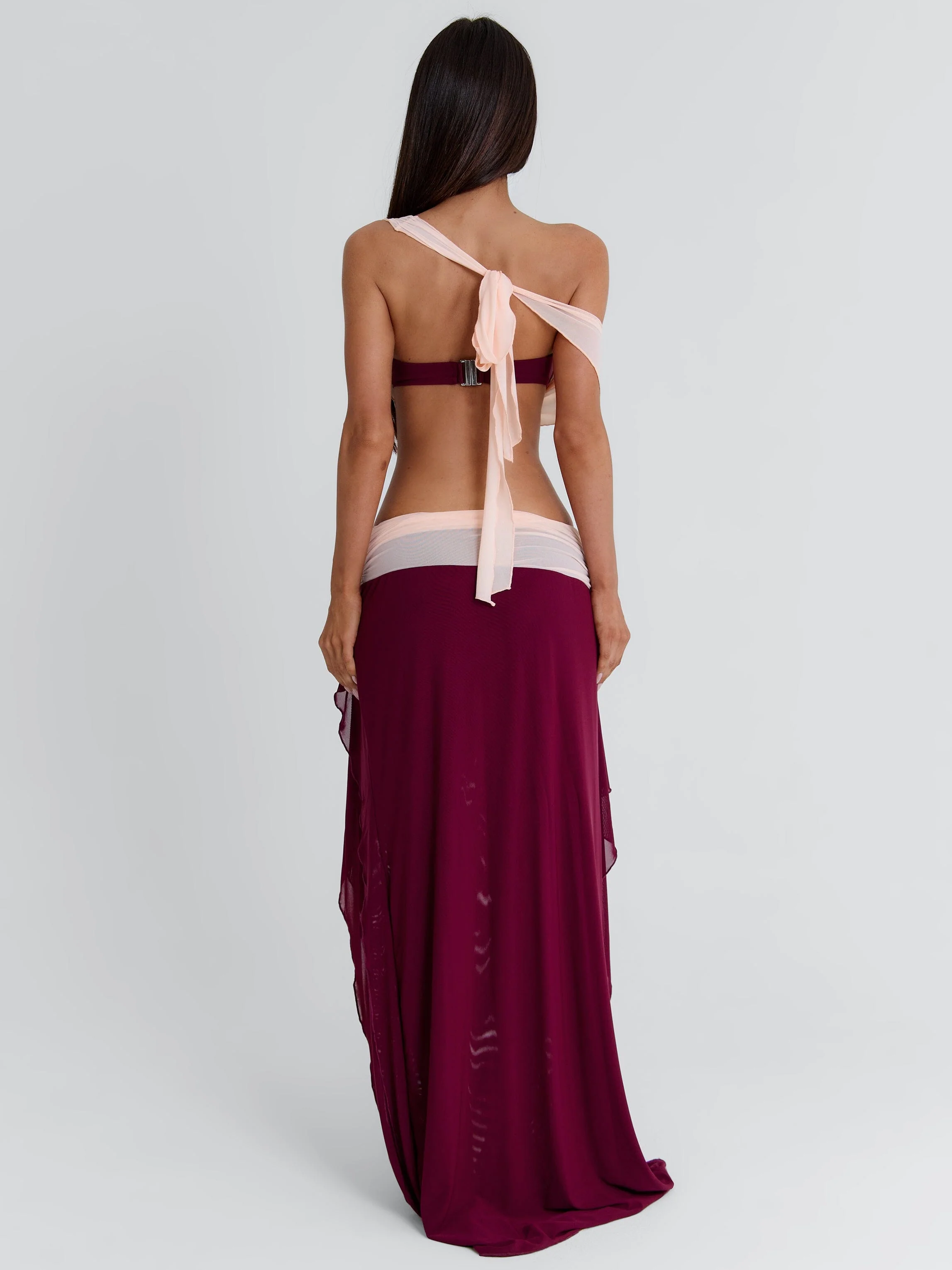 Jadai Crop Top Wine