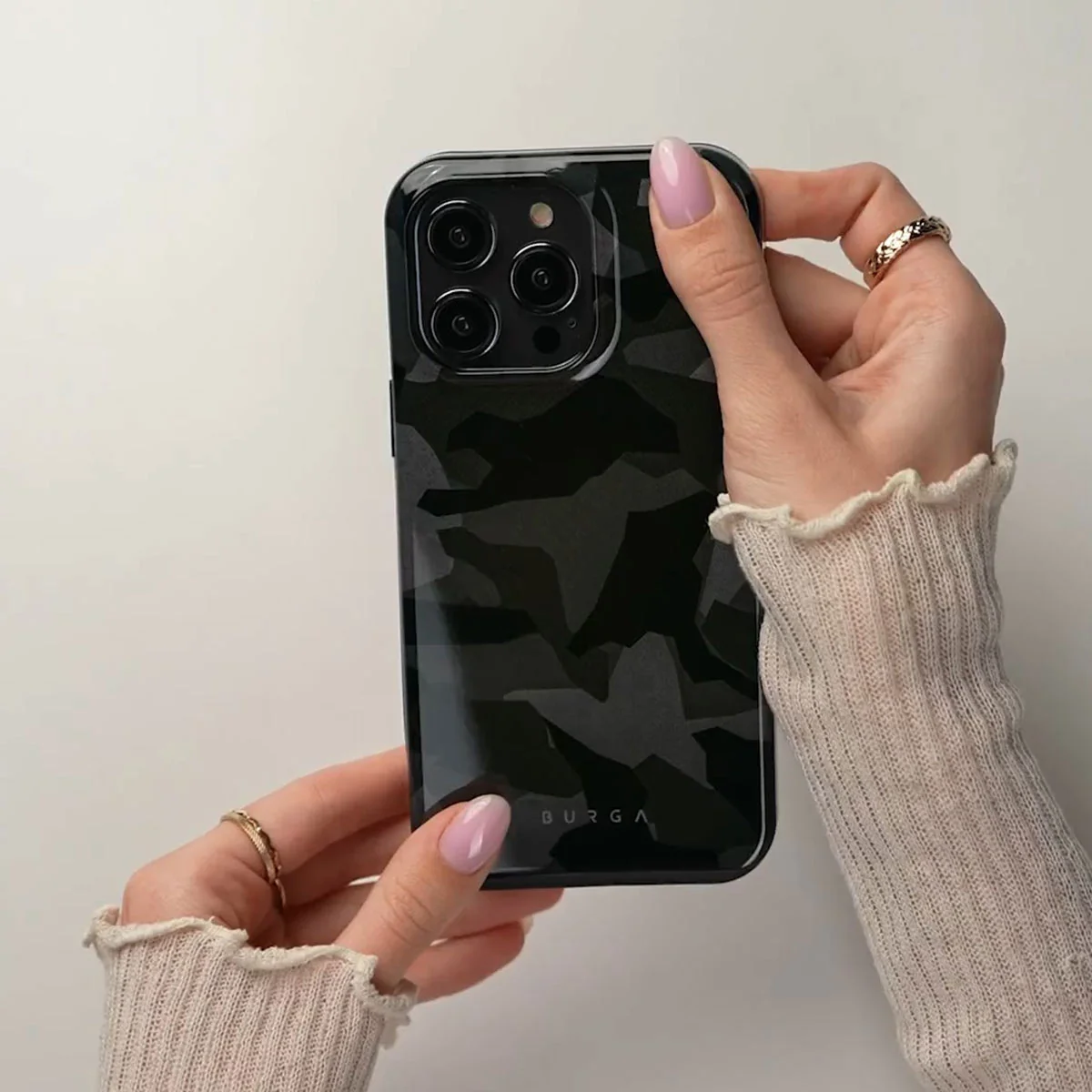Night Black Camouflage - iPhone 11 Pro Max ケース