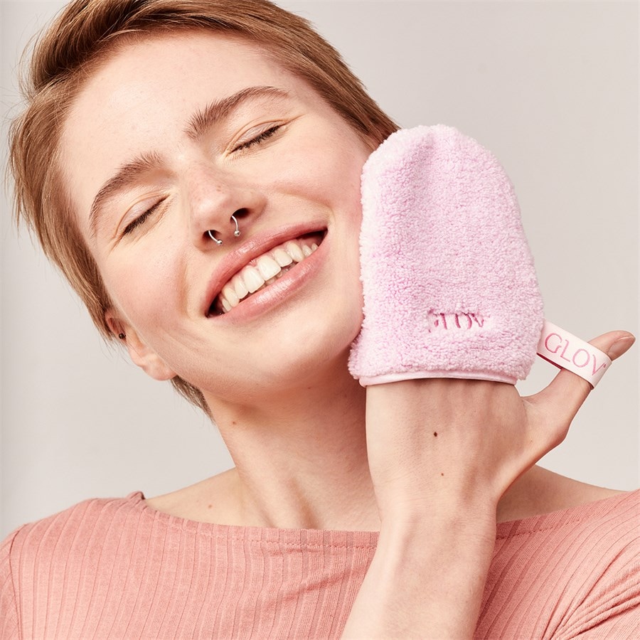 GLOV Płyn do demakijażu i rękawica oczyszczająca Makeup Remover Cozy Rosie Basic