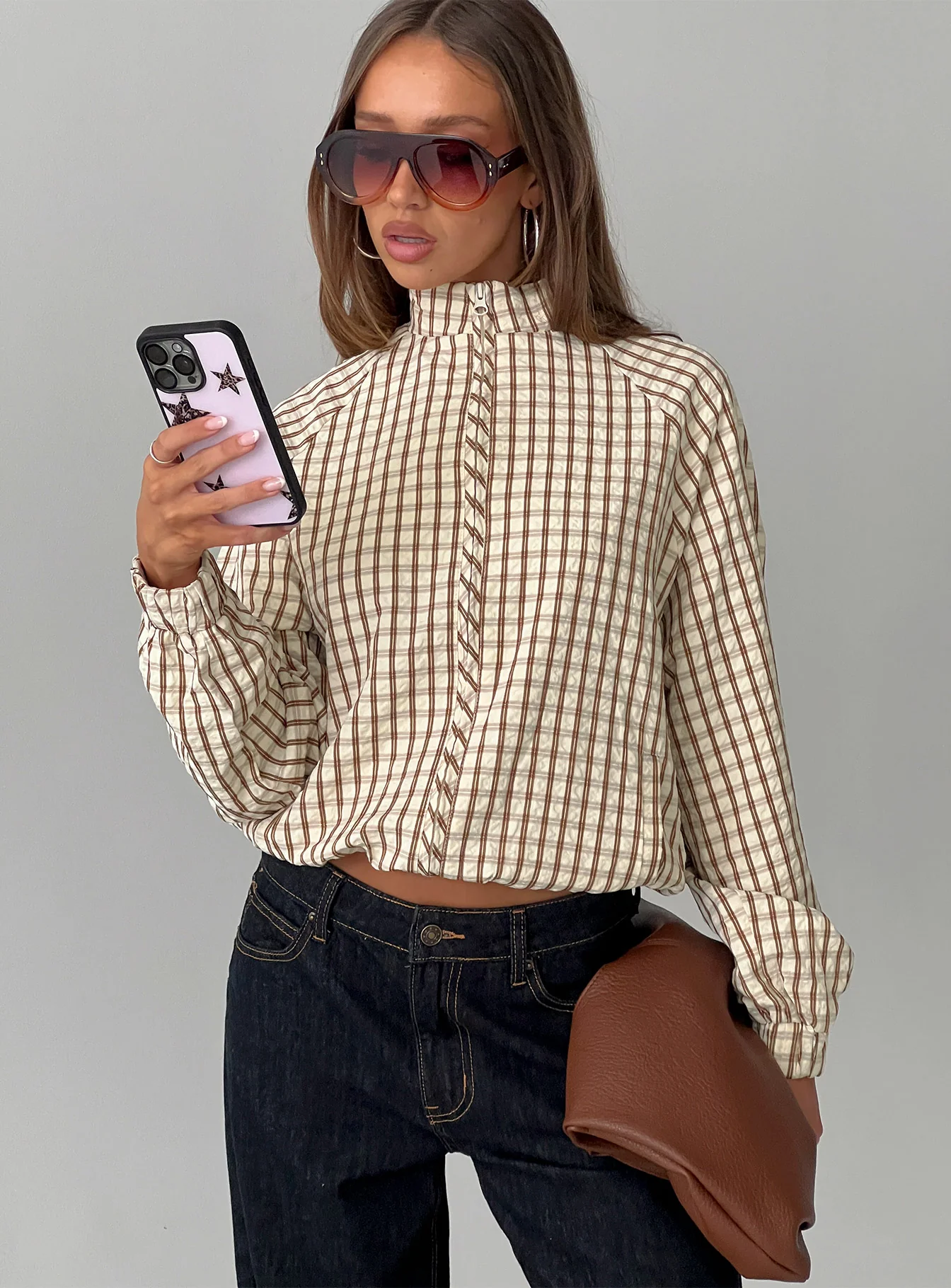 Kalle Jacket Brown Check