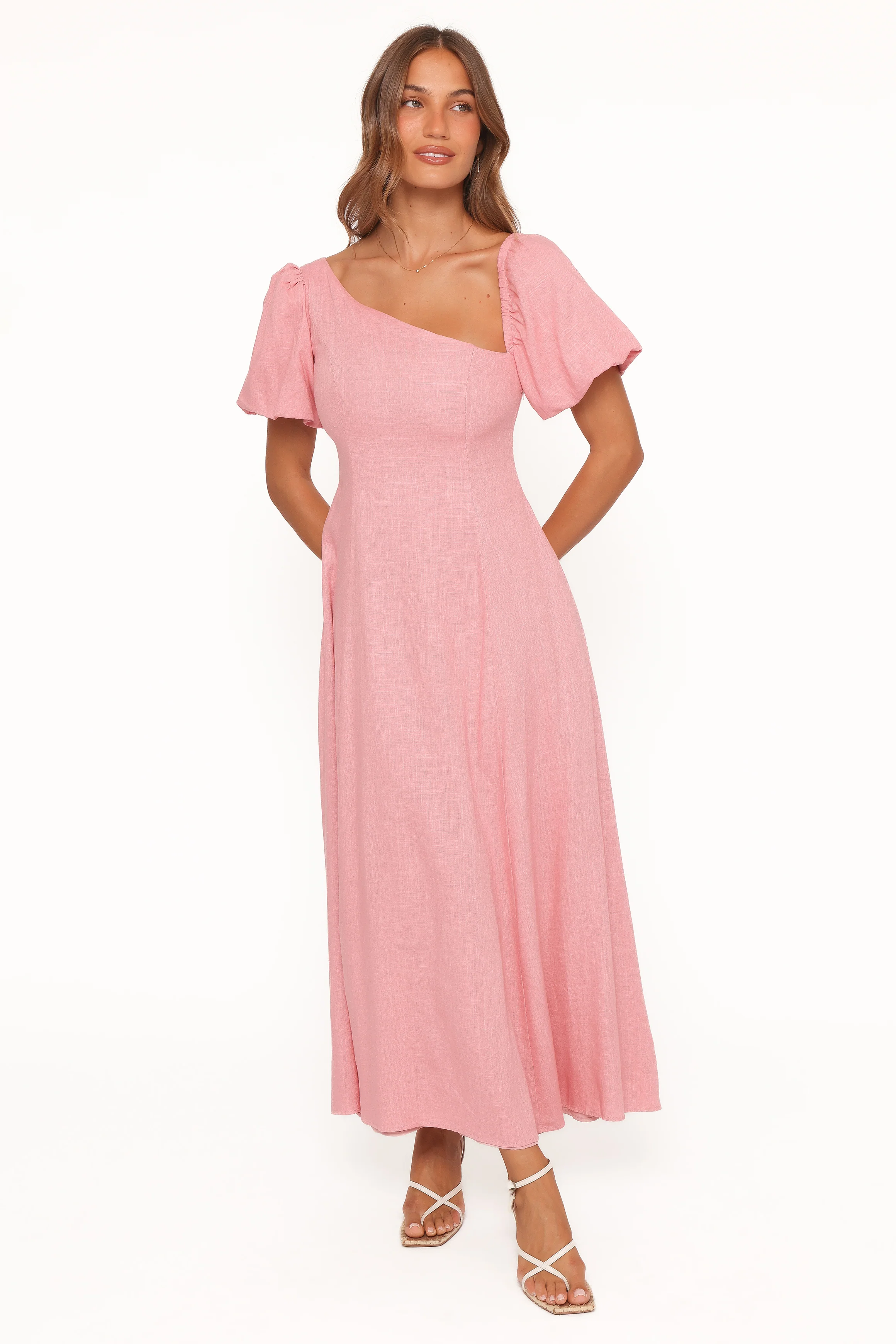 Franca Midi Dress - Pink