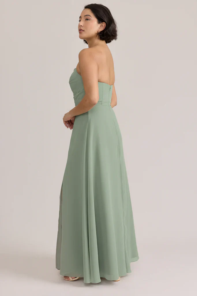 Ellapink Chiffon Dress | Ready To Ship | Sage