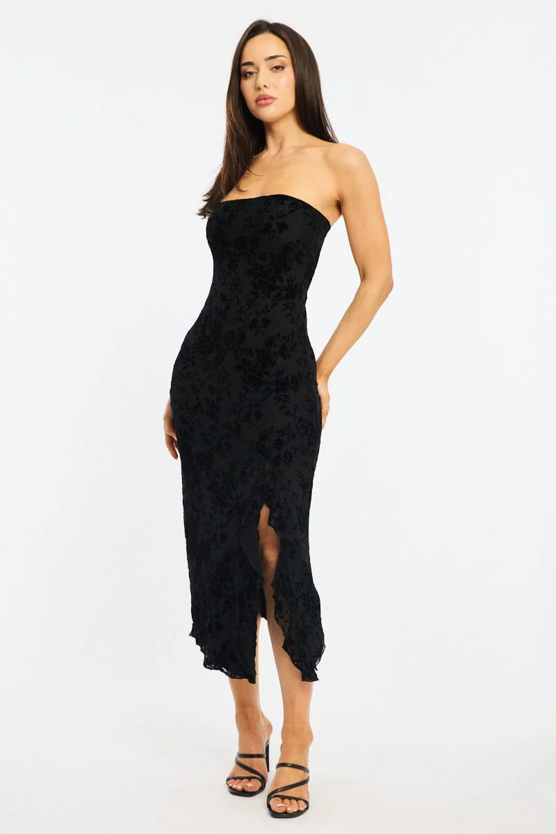 Black Black Bodycon Dress Lace Mini