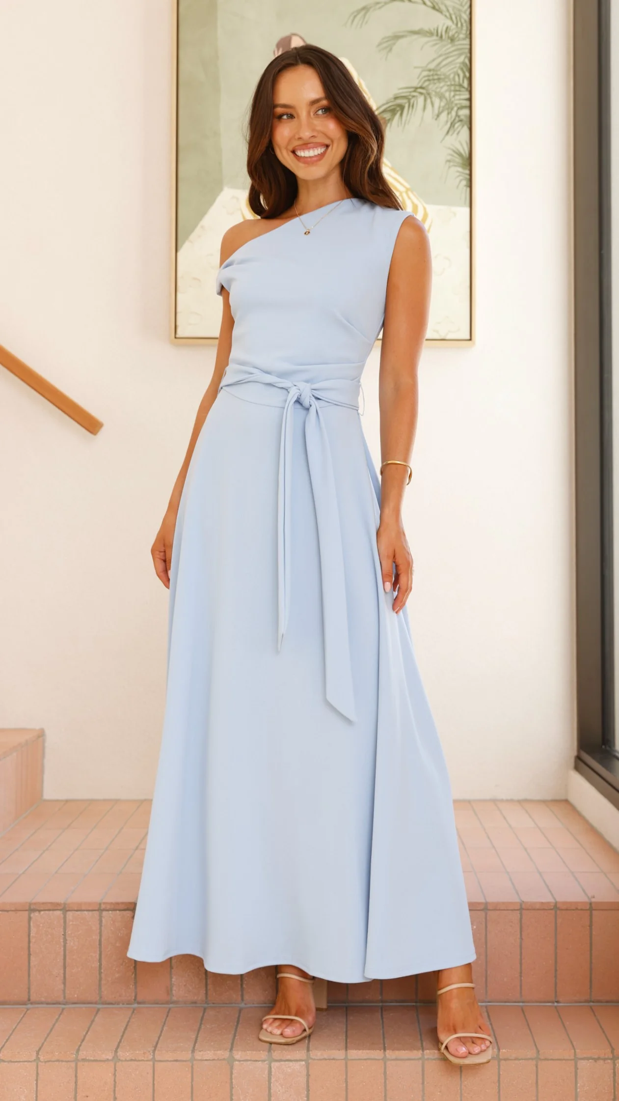 Gemma Maxi Dress - Baby Blue
