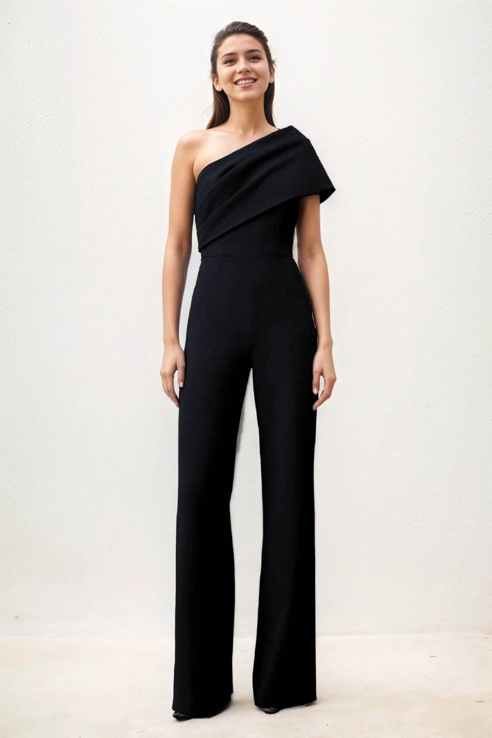 Jumpsuit Maxi Elastic Cloth Wedding Guest Dress CG0277