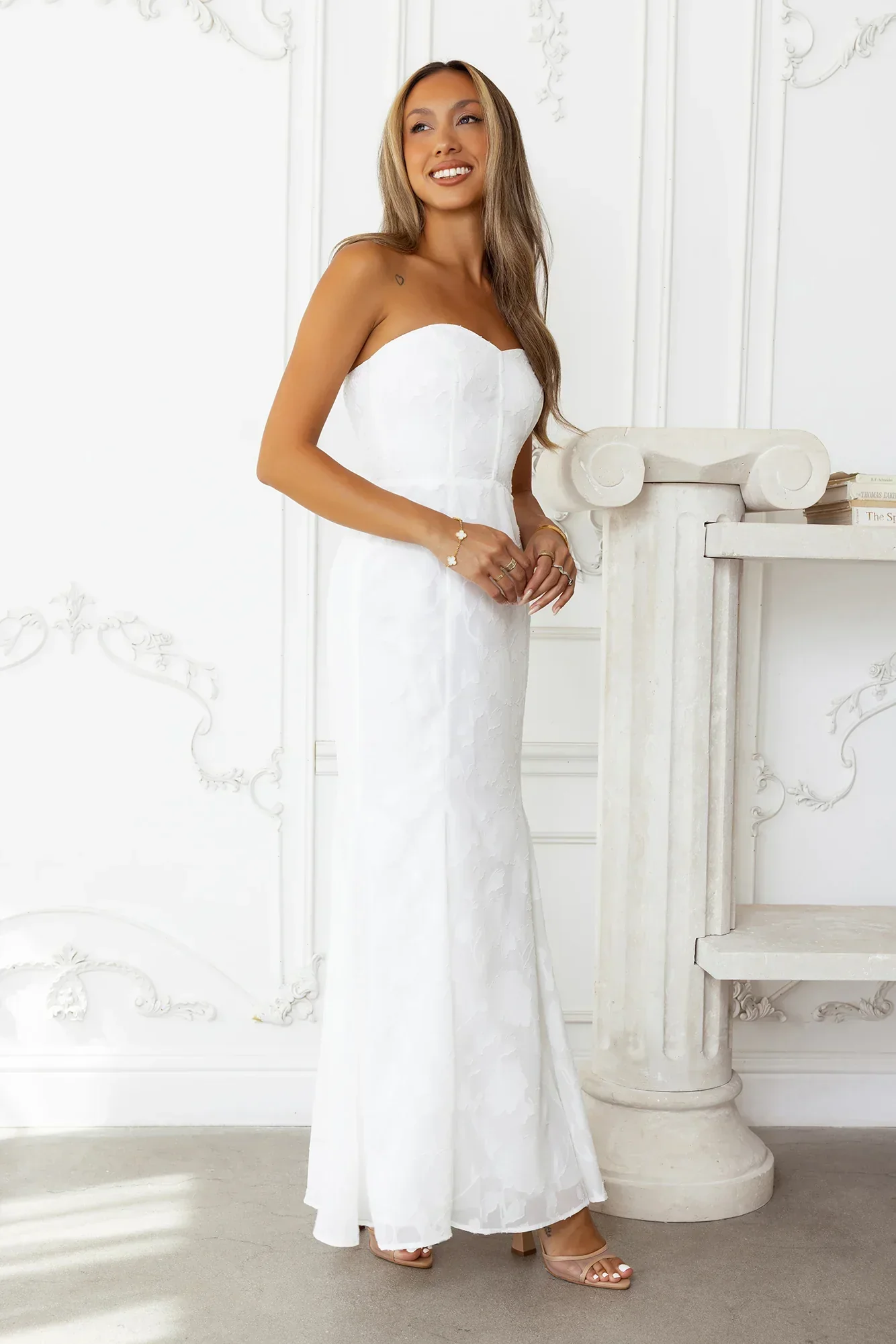 Sea Kissed Strapless Maxi Dress