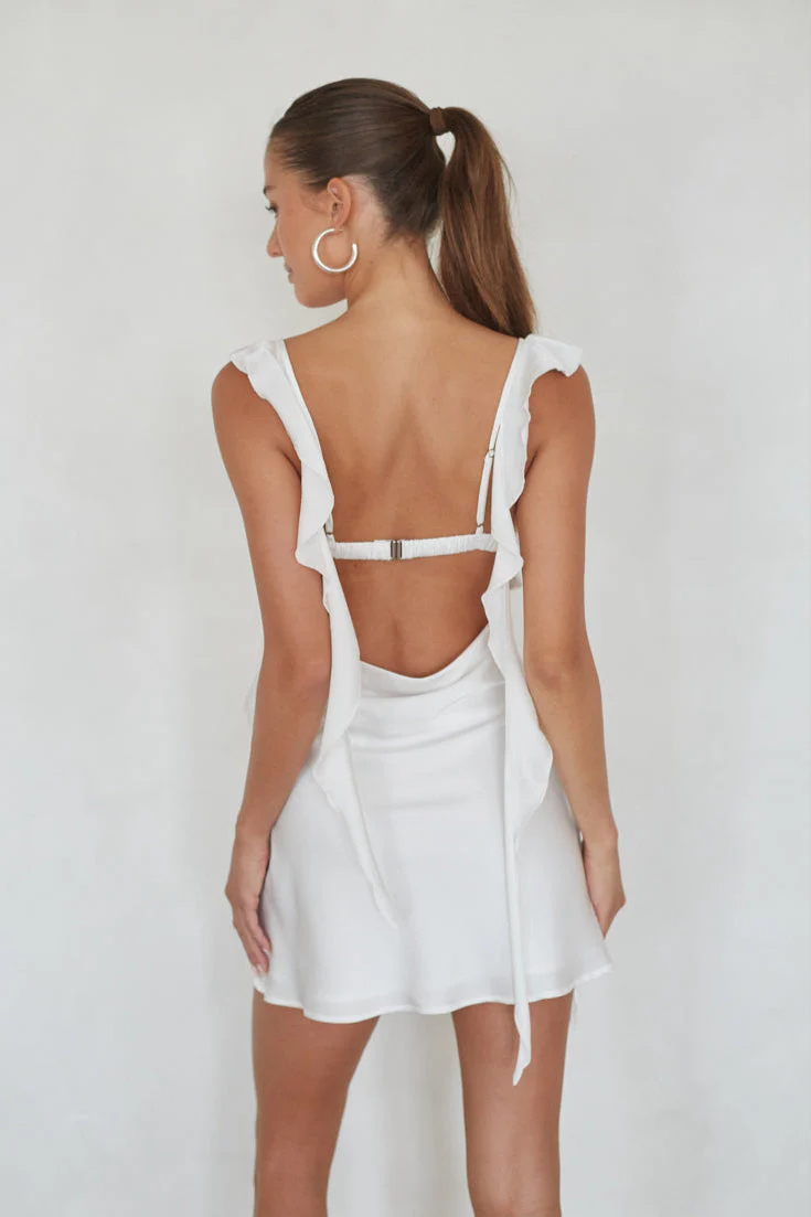 Scheana Ruffle Strap Mini Dress