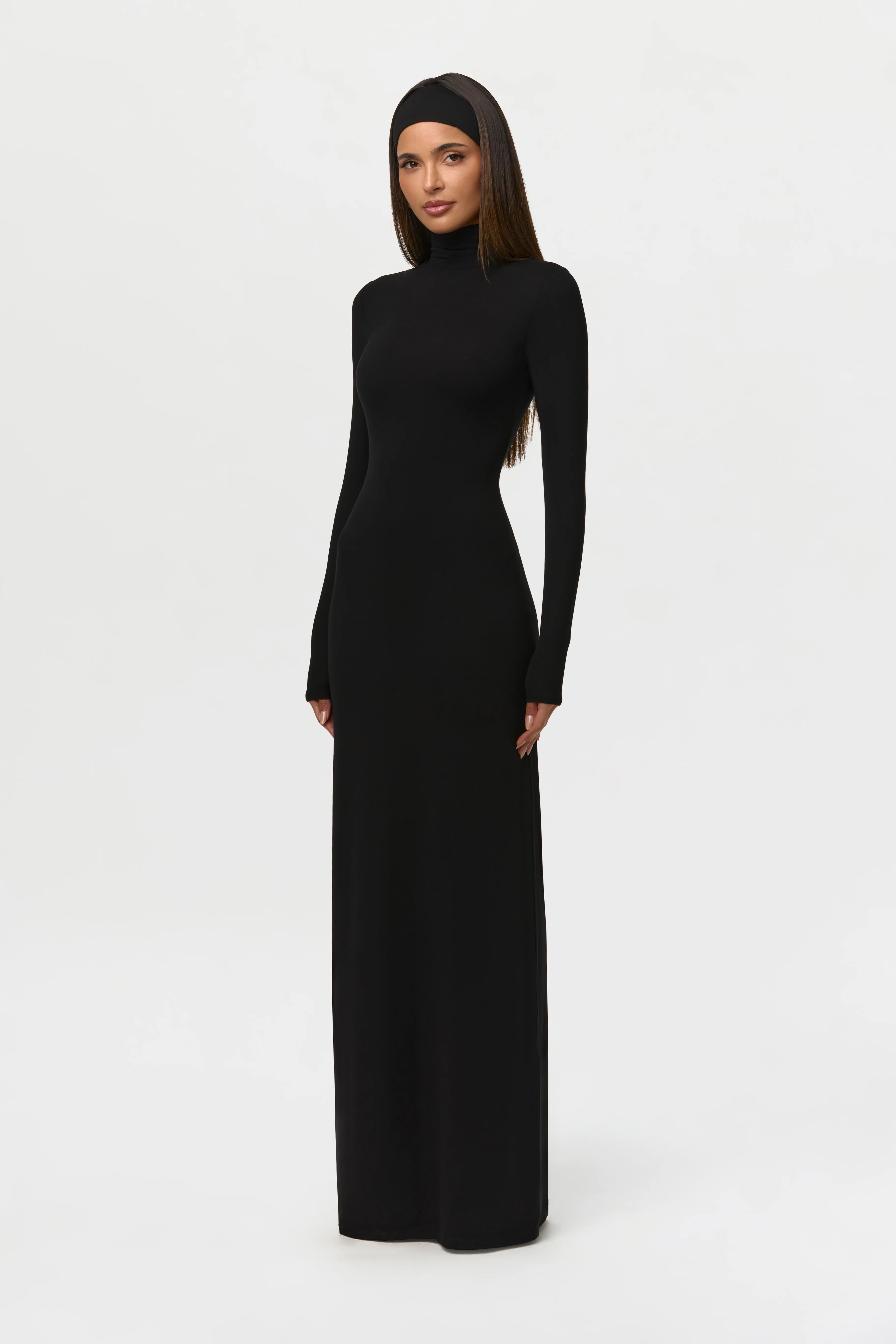 Butter Turtleneck Maxi Dress