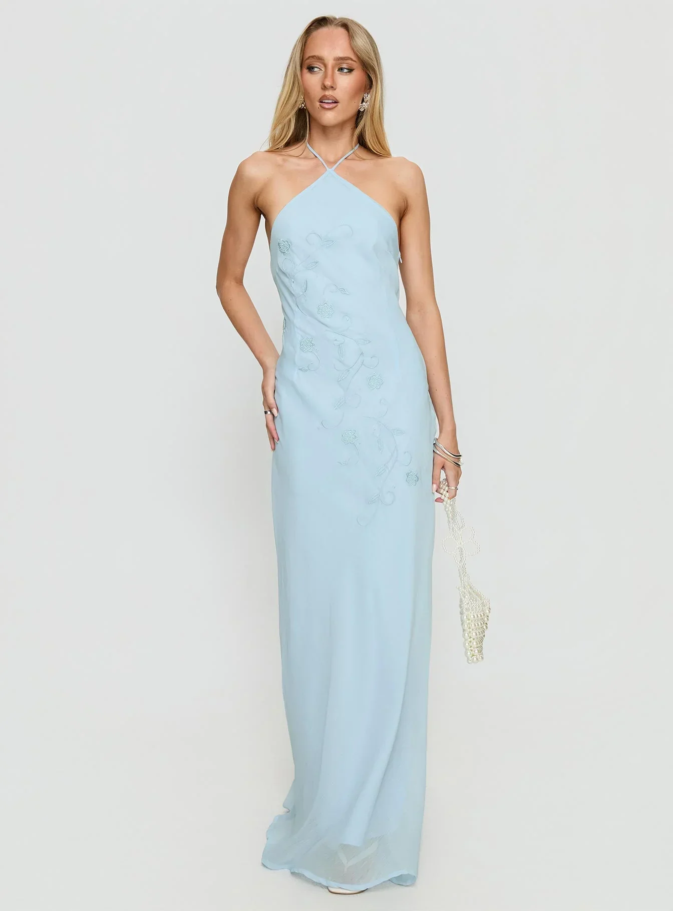 Epilogues Arrowhead Maxi Dress Blue - luluinthesky