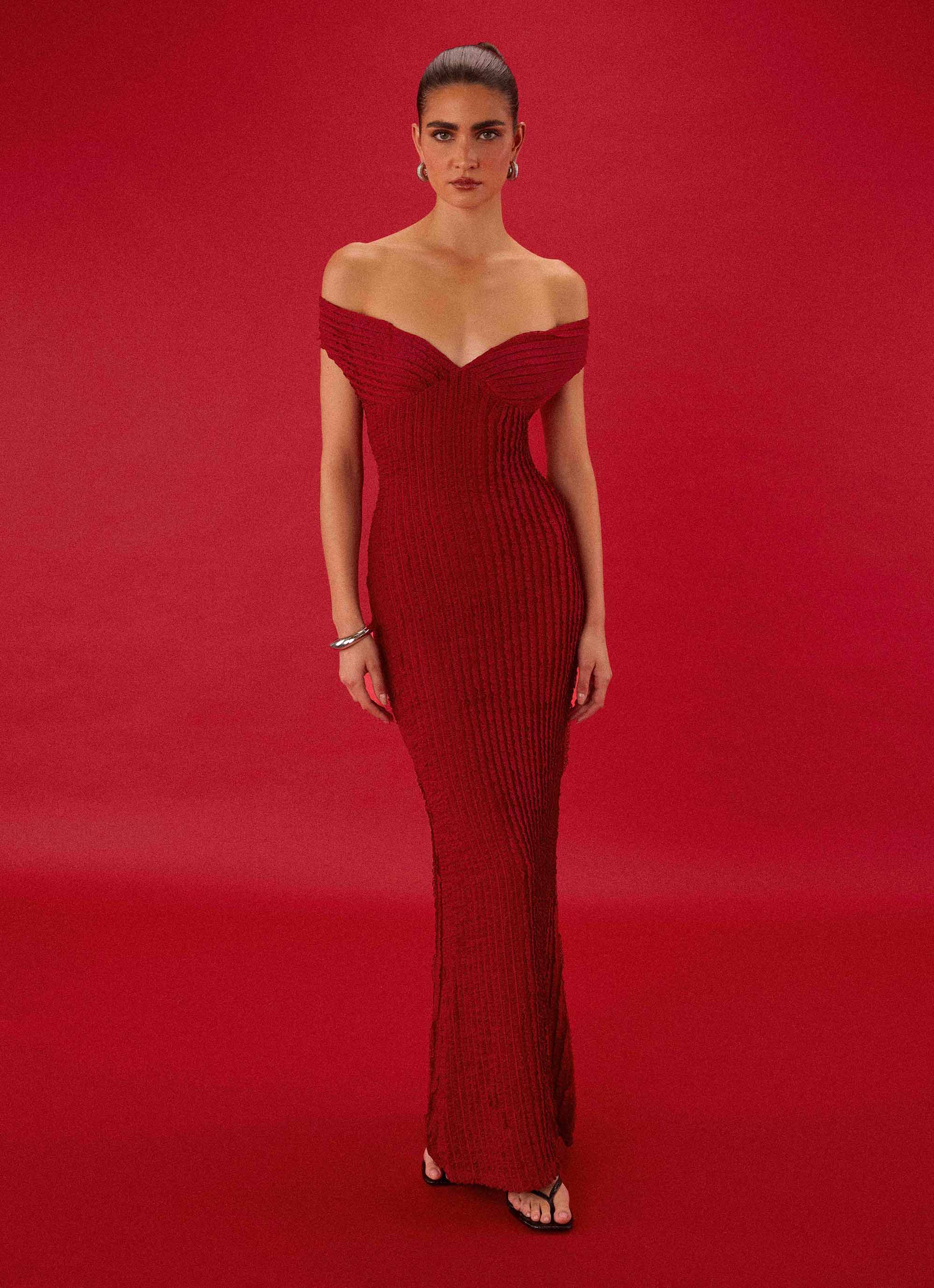 Chantelle Maxi Dress - Red