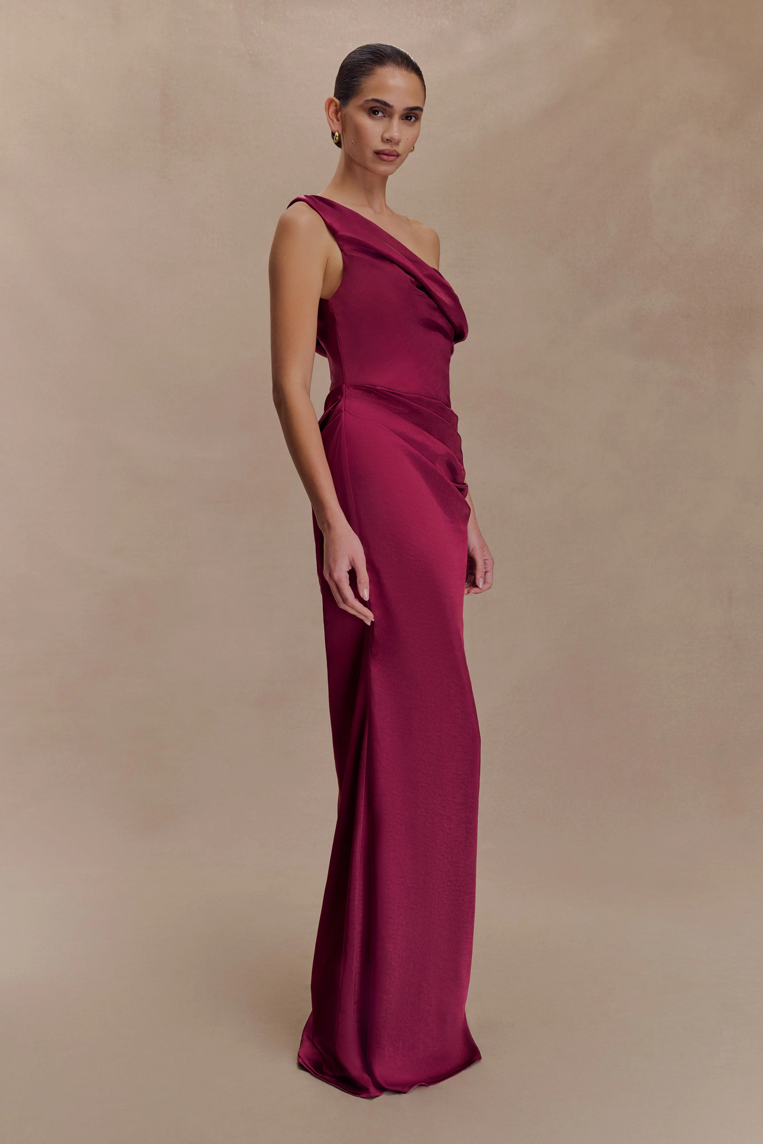 Dalia-Off-Shoulder-Satin-Maxi-Dress-Mahogany