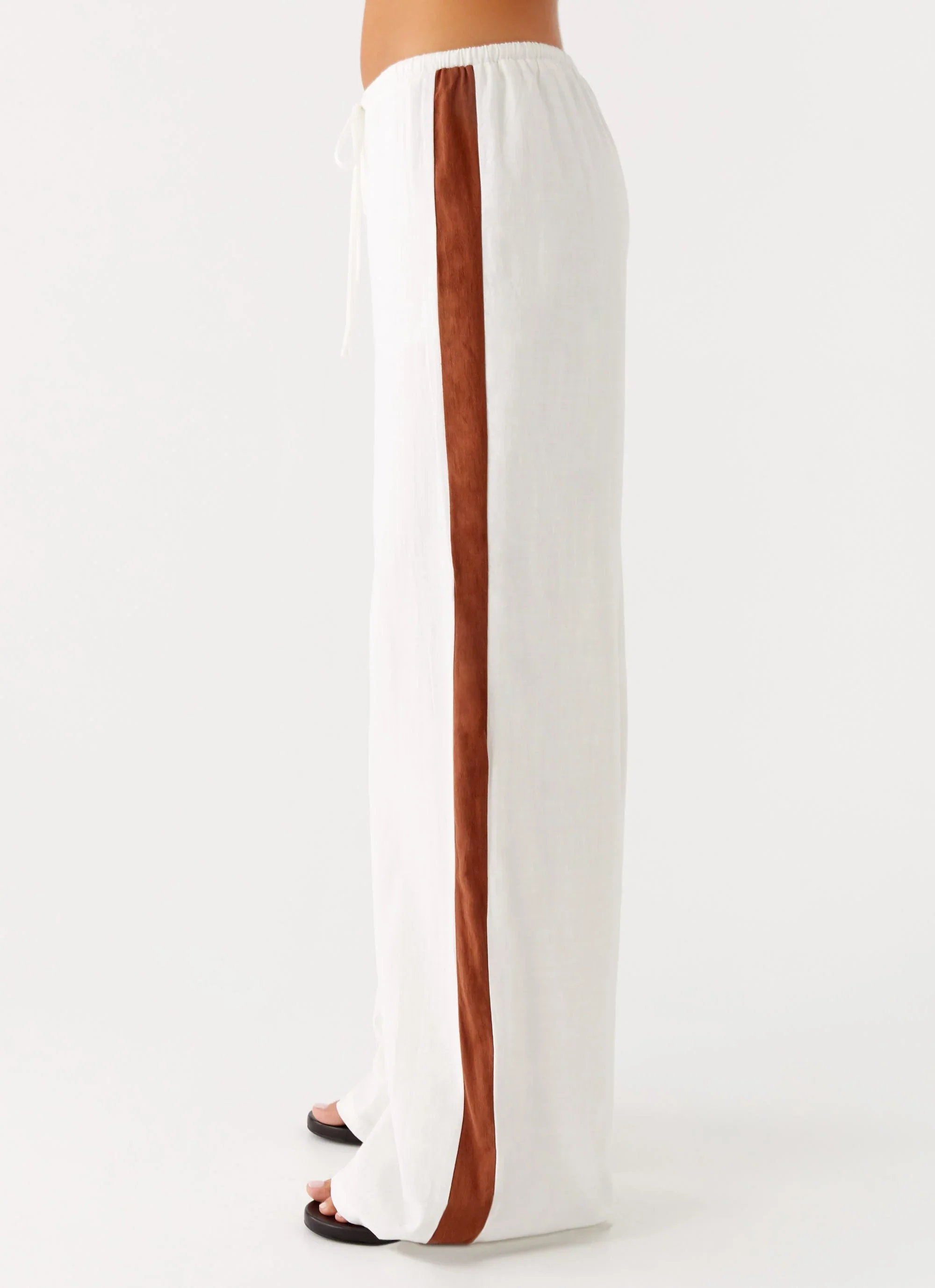Dalida Linen Pants - Ivory