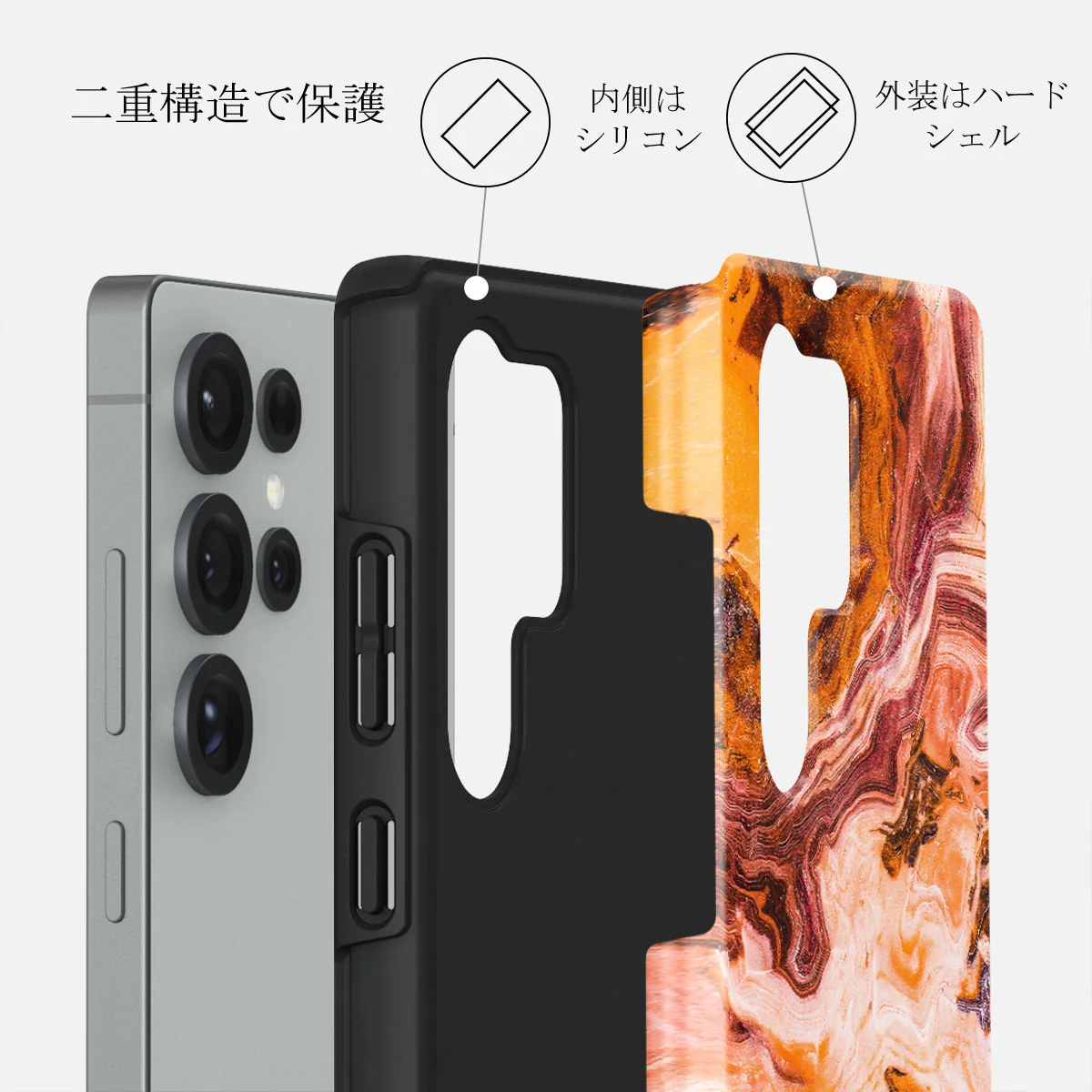 Pumpkin Spice - Samsung Galaxy S25 Ultra ケース