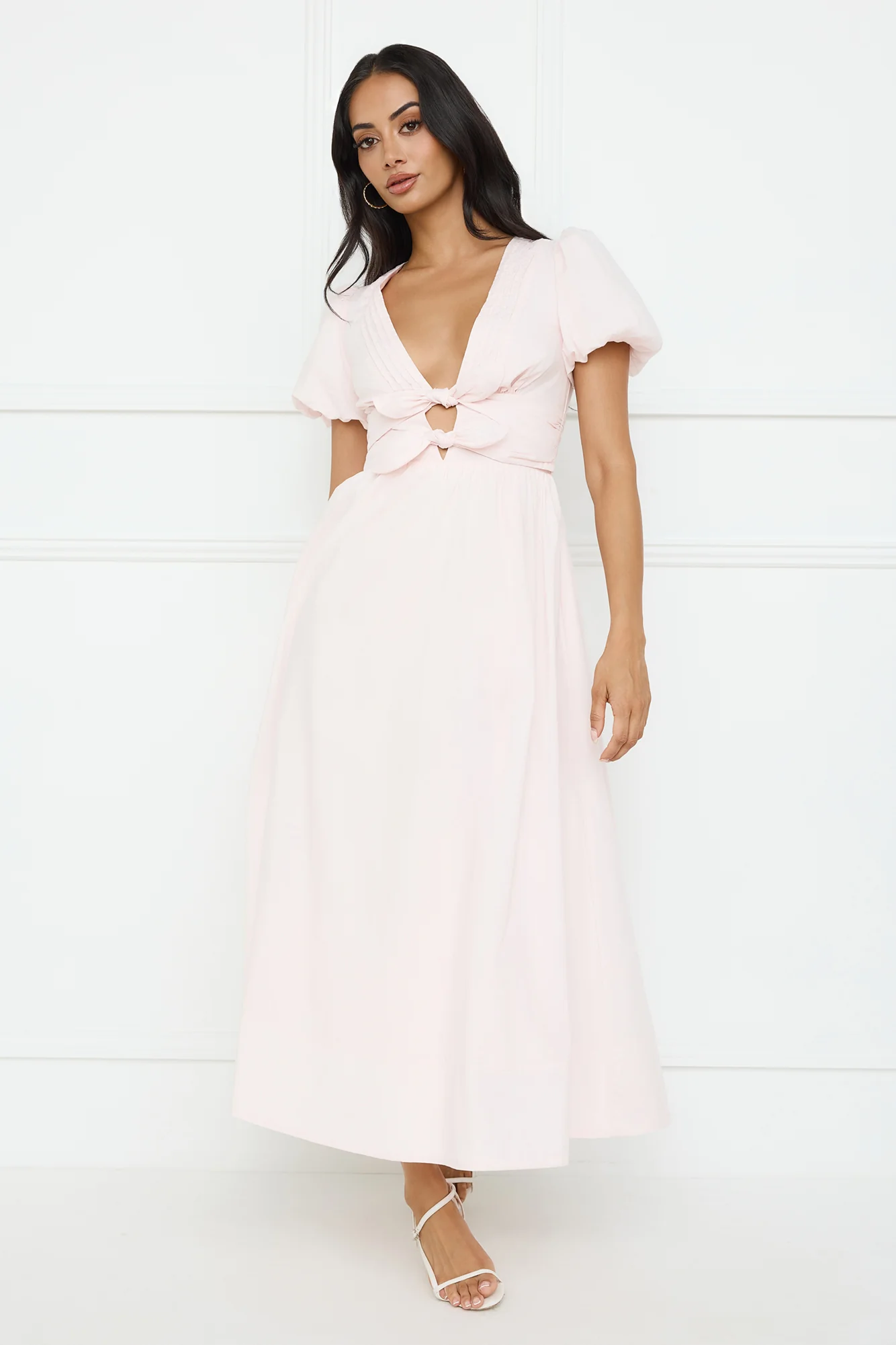 Peach Fizz Maxi Dress Pink
