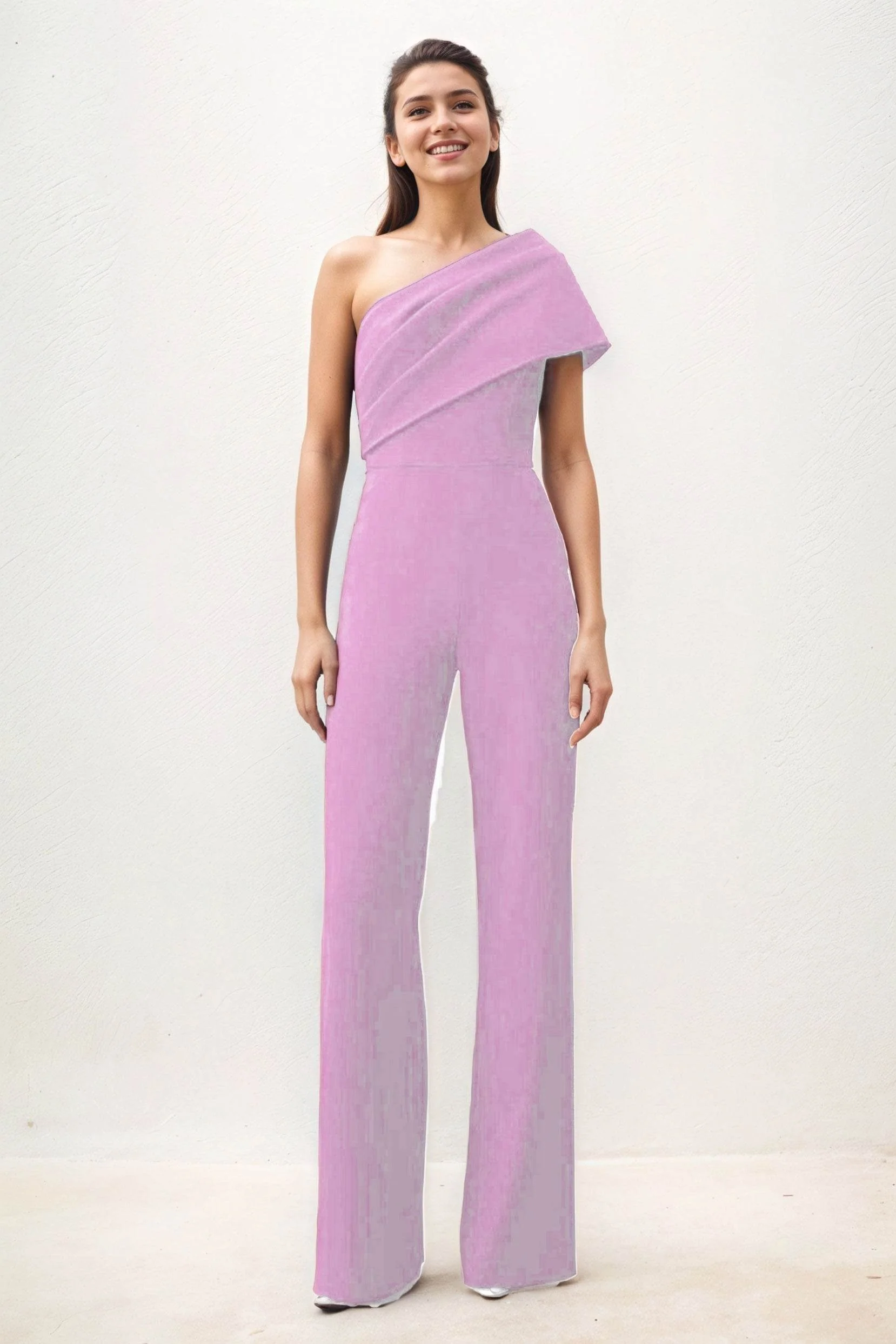 Jumpsuit Maxi Elastic Cloth Wedding Guest Dress CG0277