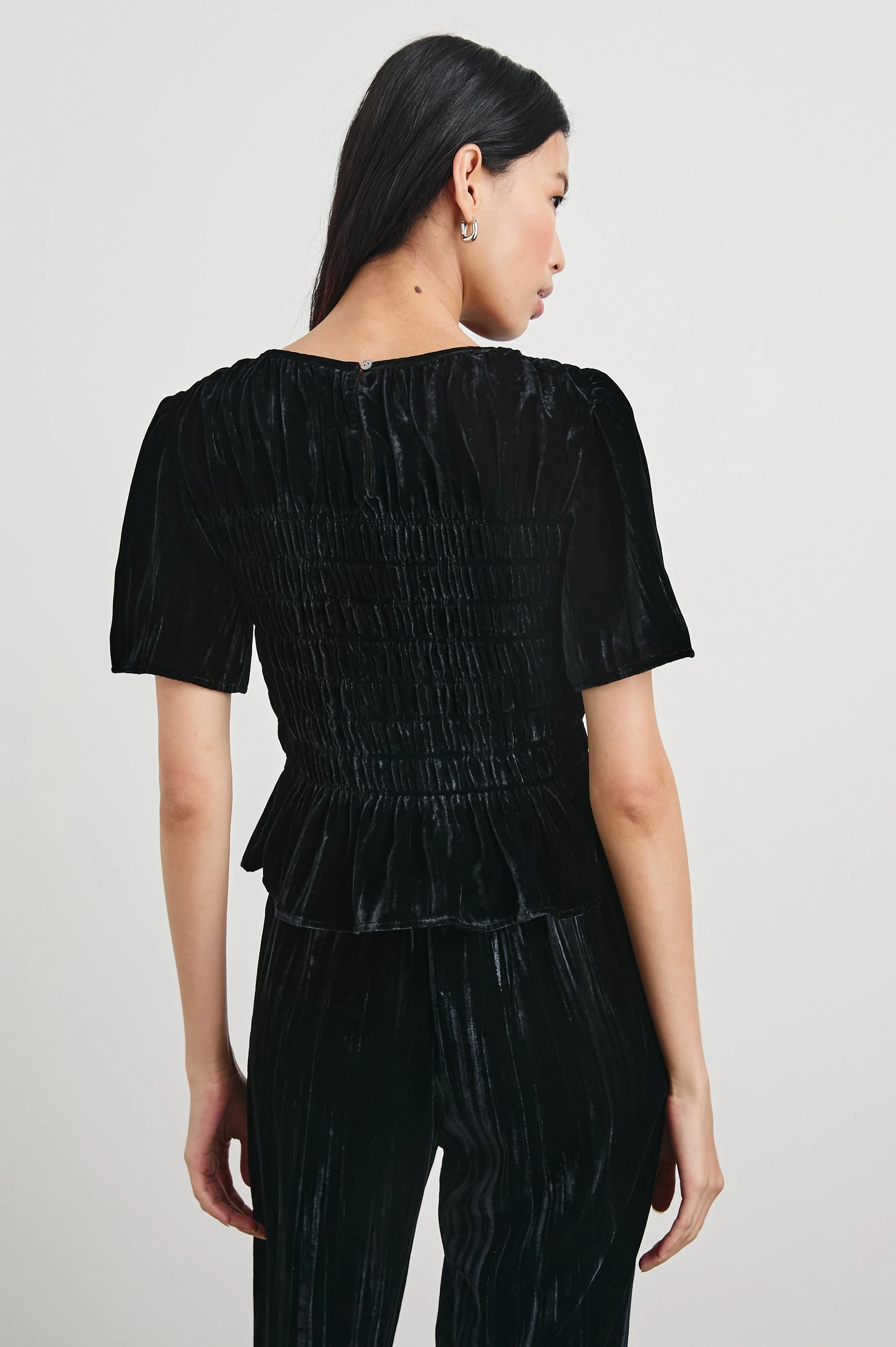 Rosie Top - Black Velvet