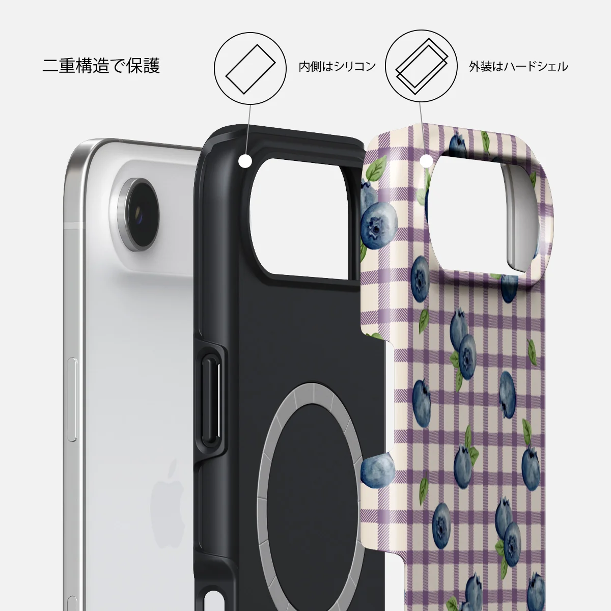 Blueberry Muffin - iPhone Air ケース