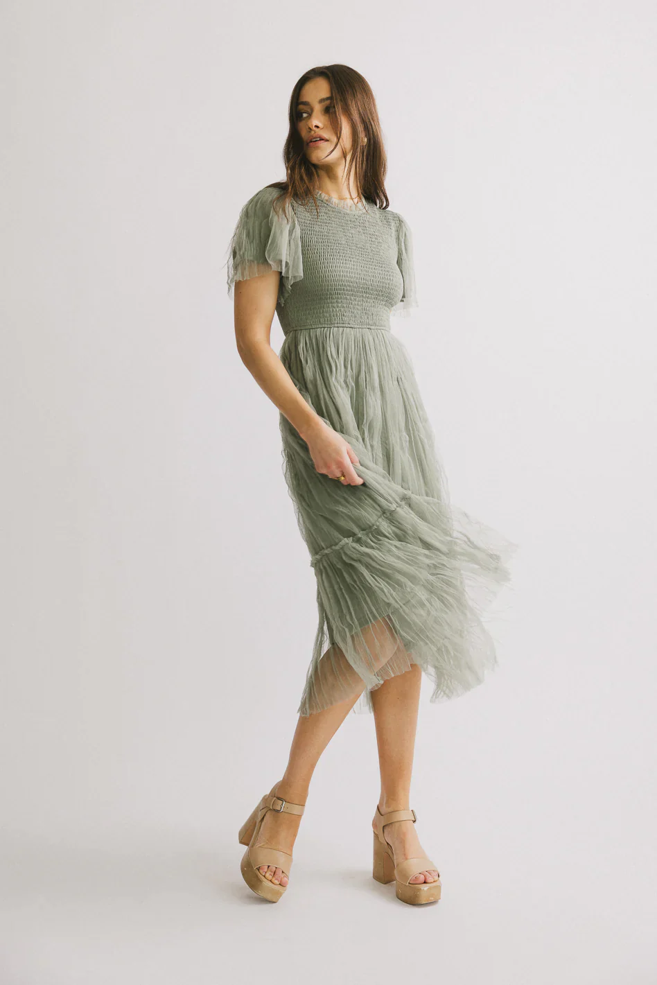 Charlie Lace Midi Dress