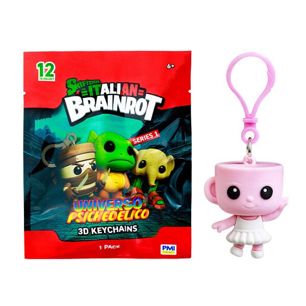 Skifidol Italian Brainrot Universo Psichedelico 3D Keychains Series 1 Blind Bag (1pc)