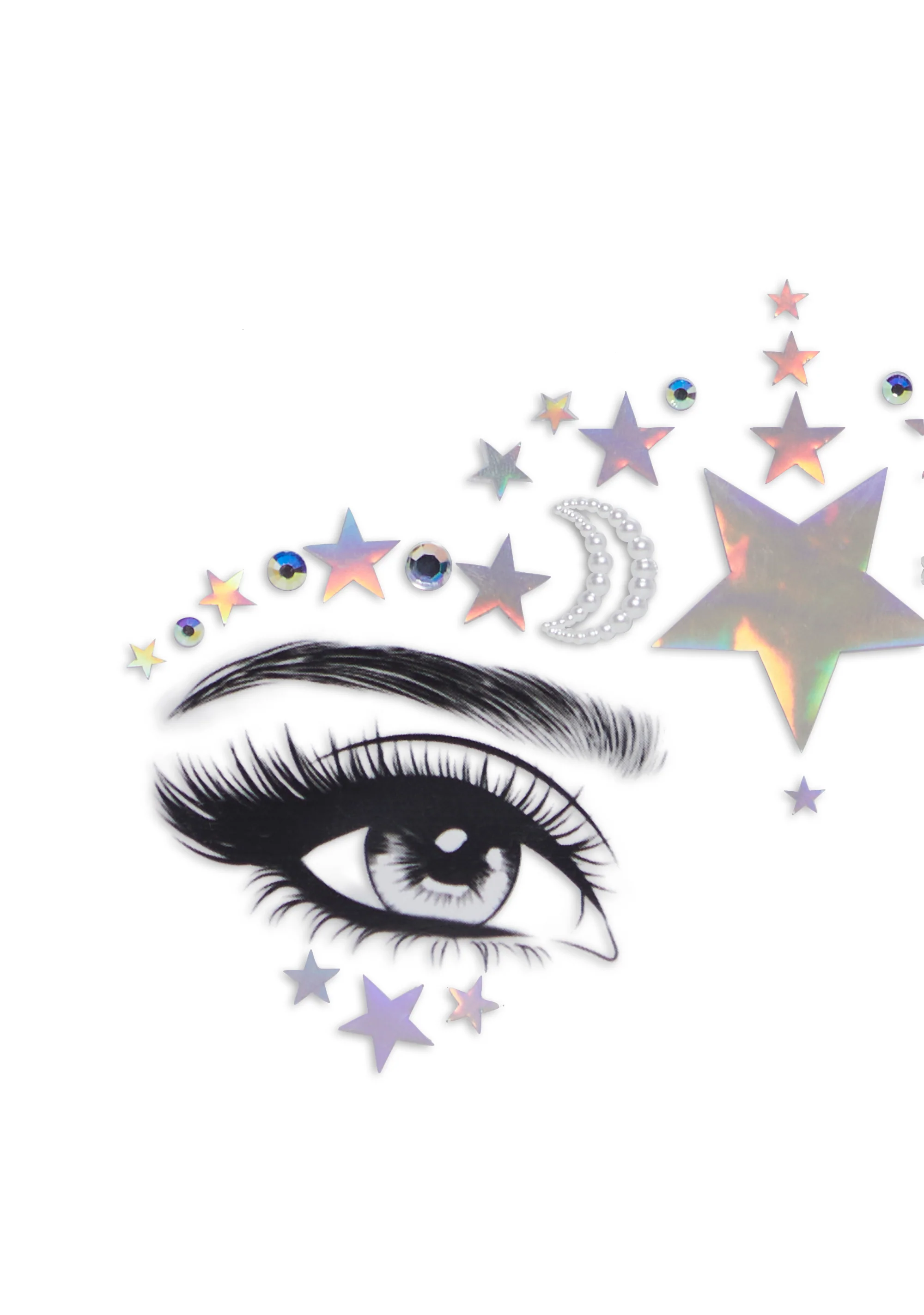 Moon Prism Princess Face Gems