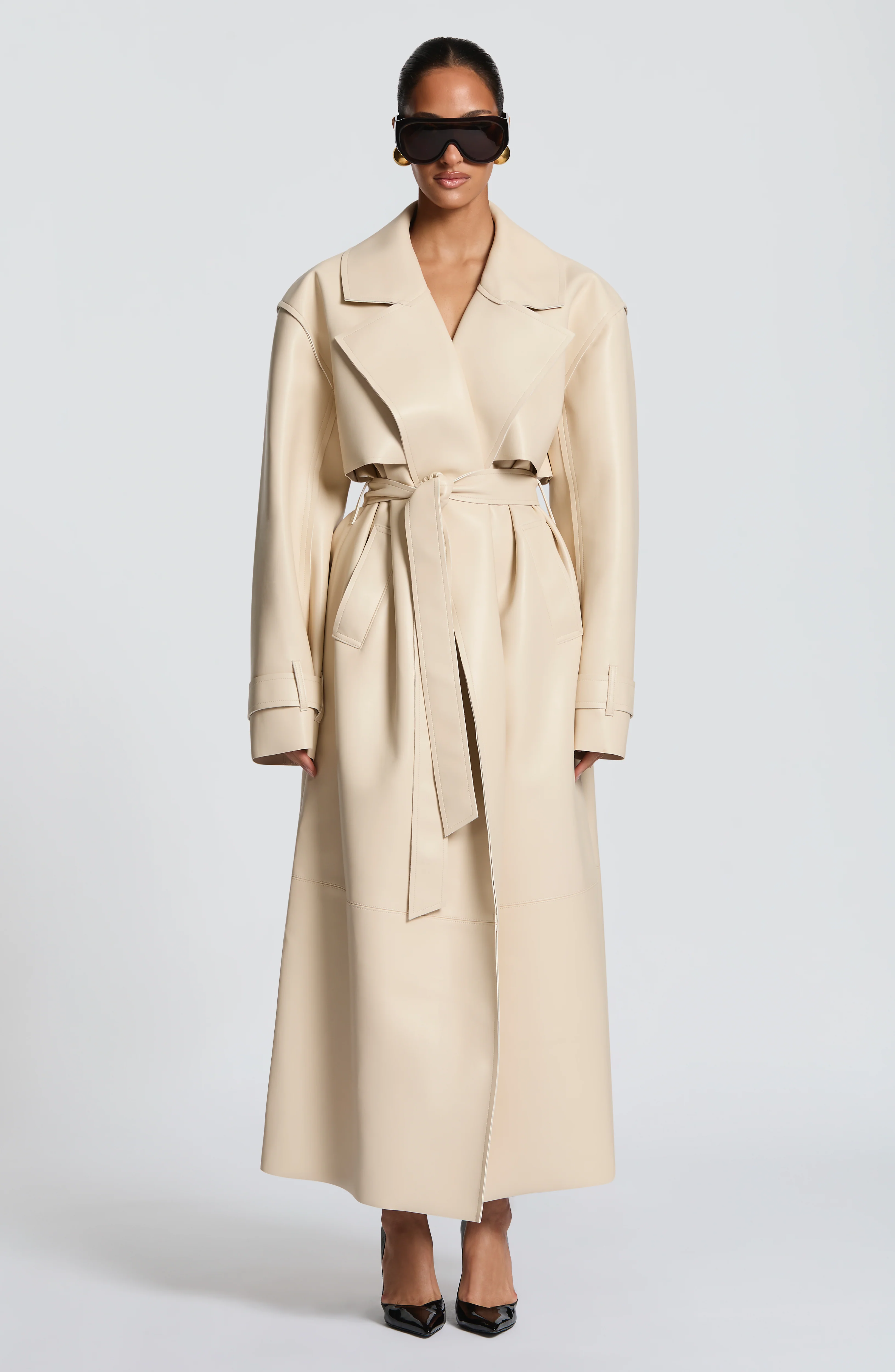Bridget Trench Coat - Cream