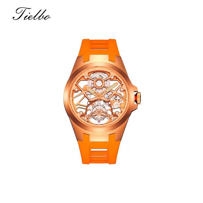 Tianzhou Skeleton Tourbillon Watch – Manual, Sapphire, 44mm T306M