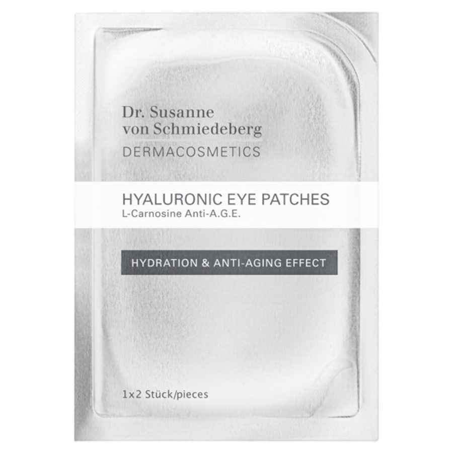 Dr. Susanne von Schmiedeberg Pielęgnacja oczu Hyaluronic L-Carnosine Anti-A.G.E. Eye Patches