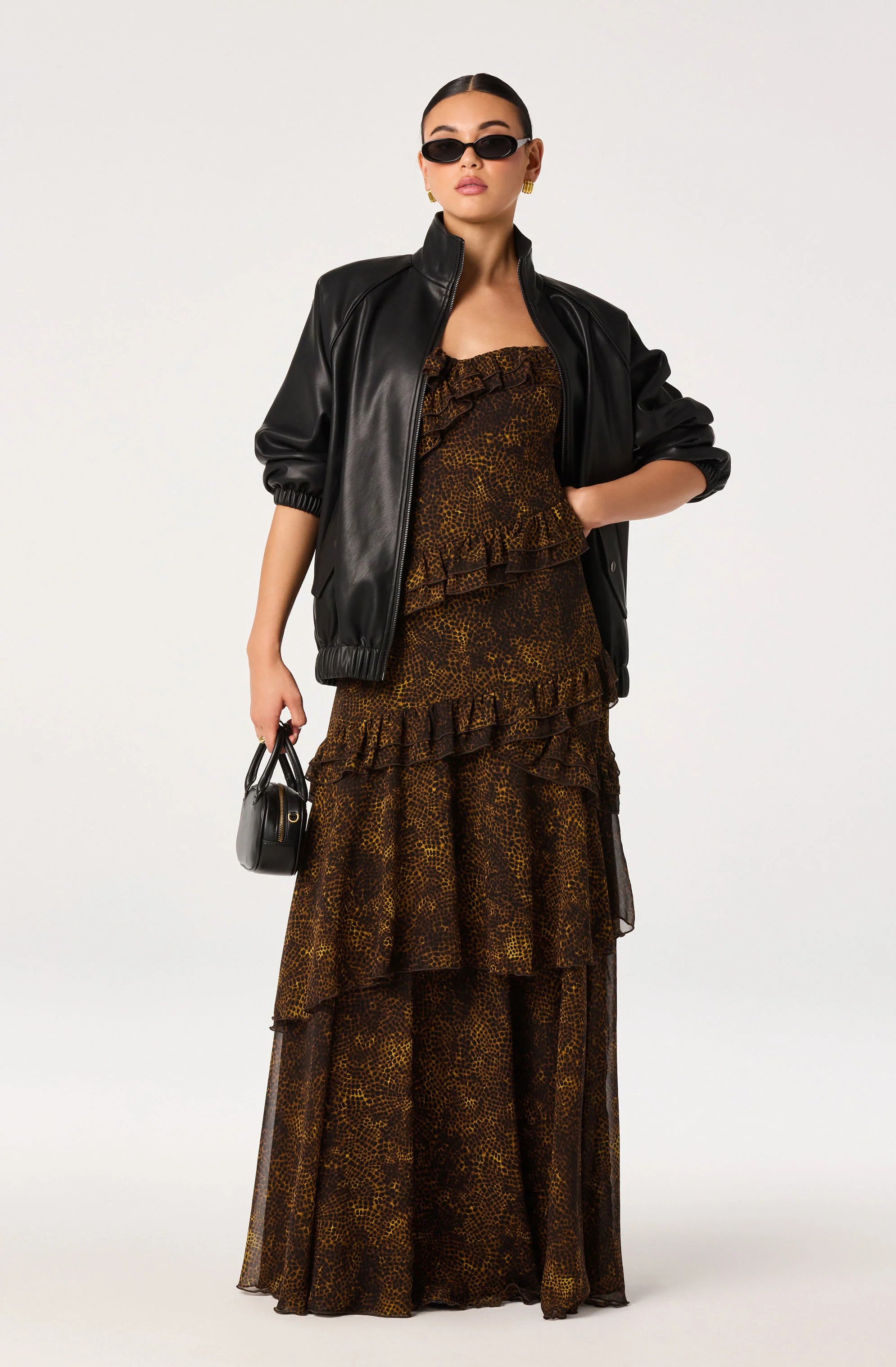 Journee Tiered Maxi Dress