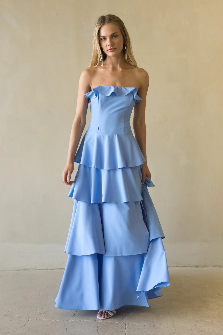 Caterina Tiered Ruffle Maxi Dress