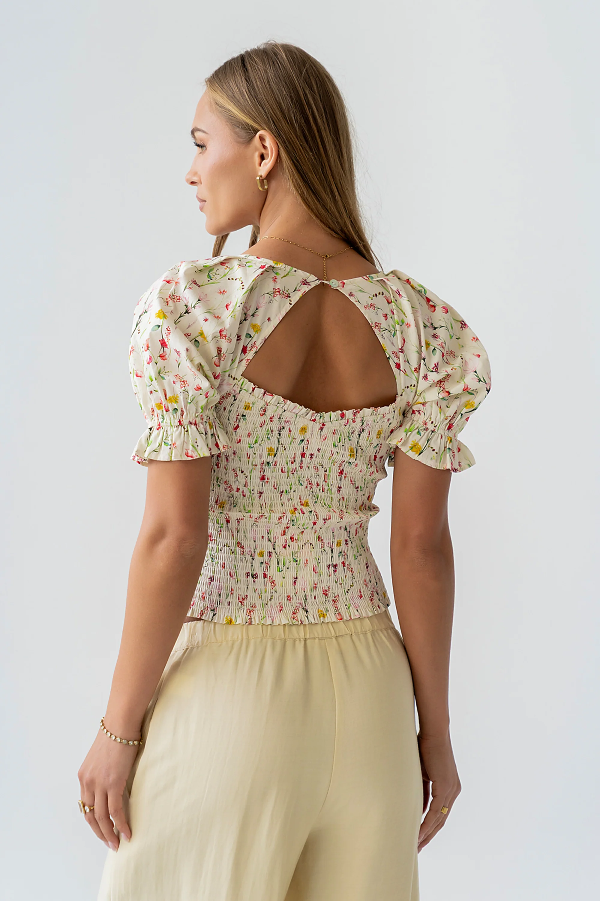 Gia Smocked Blouse - FINAL SALE