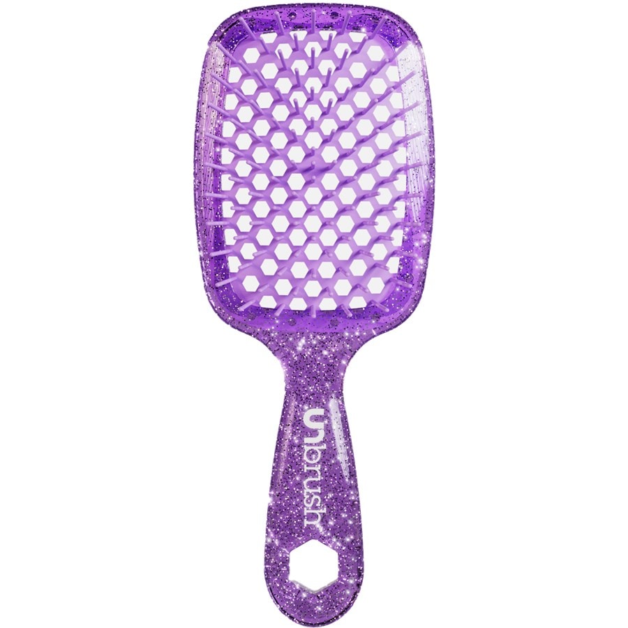 UNbrush Glitter Collection Detangling Hair Brush Glitter - Amethyst