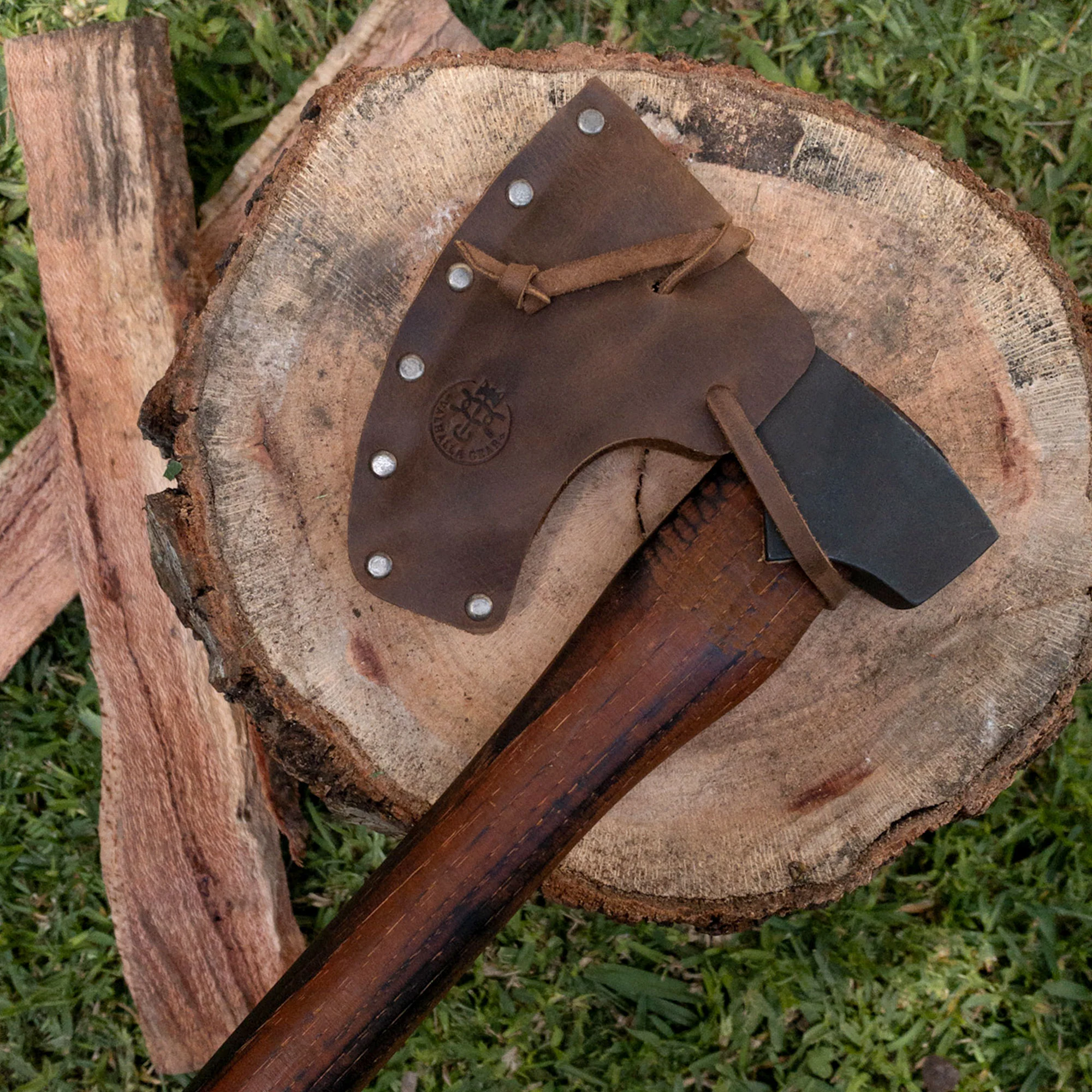 Axe Head Sheath with String