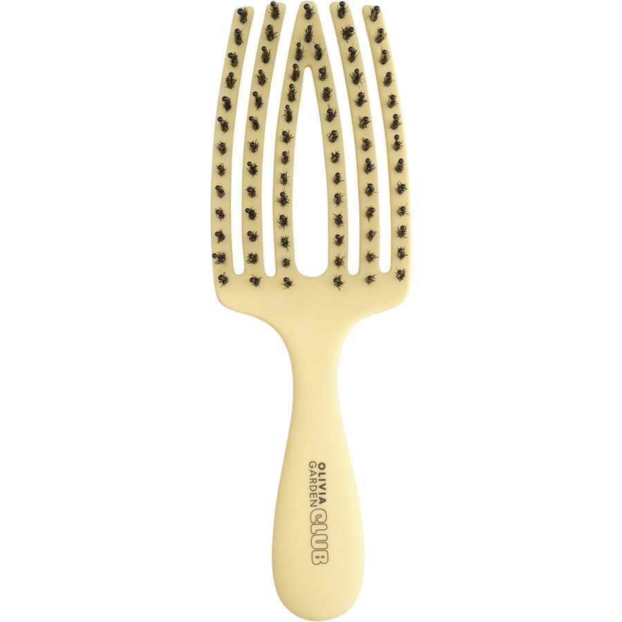 Olivia Garden Club THE NOMAD Detangling & Shine Fingerbrush​ Yellow