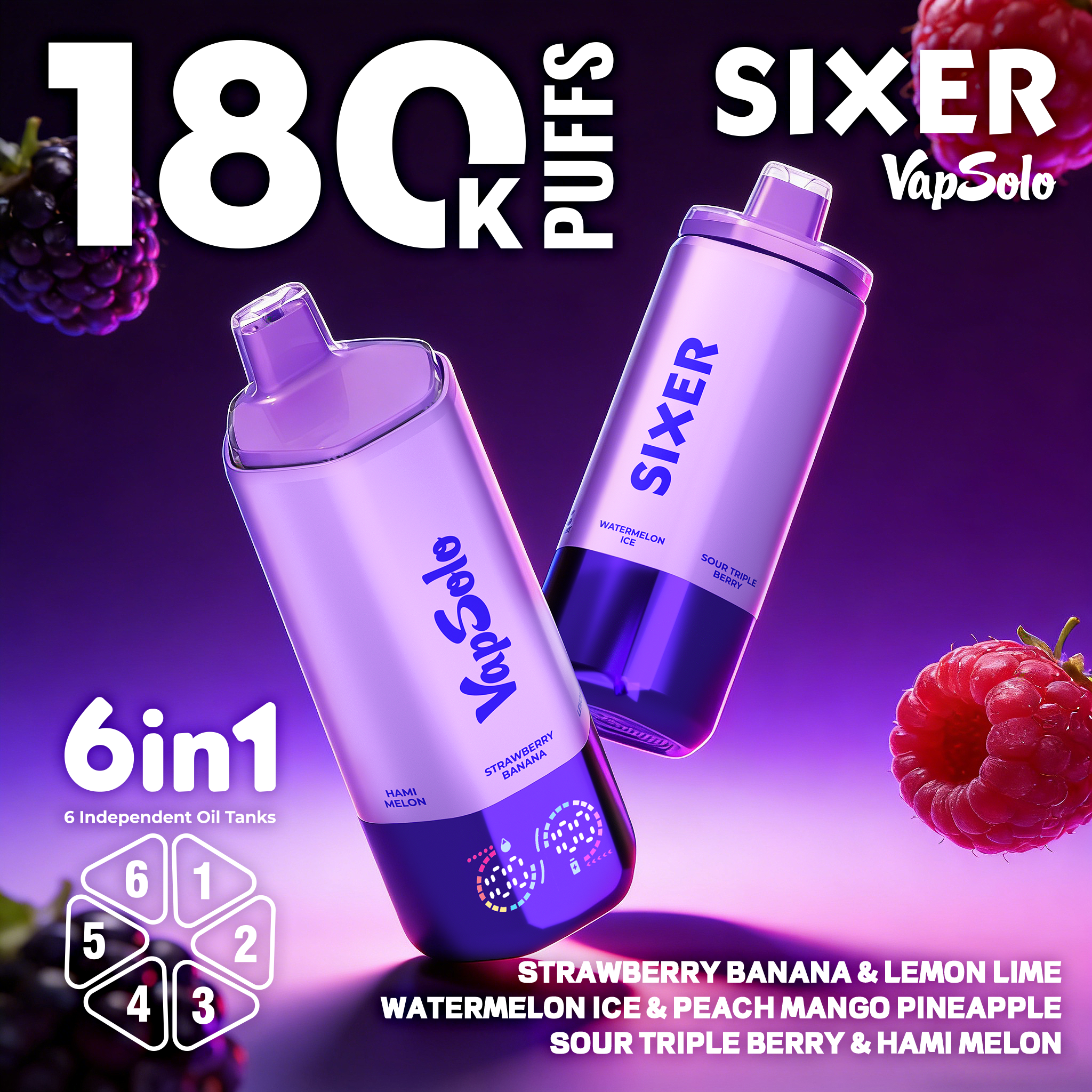 VapSolo SIXER 180K - Air Lab