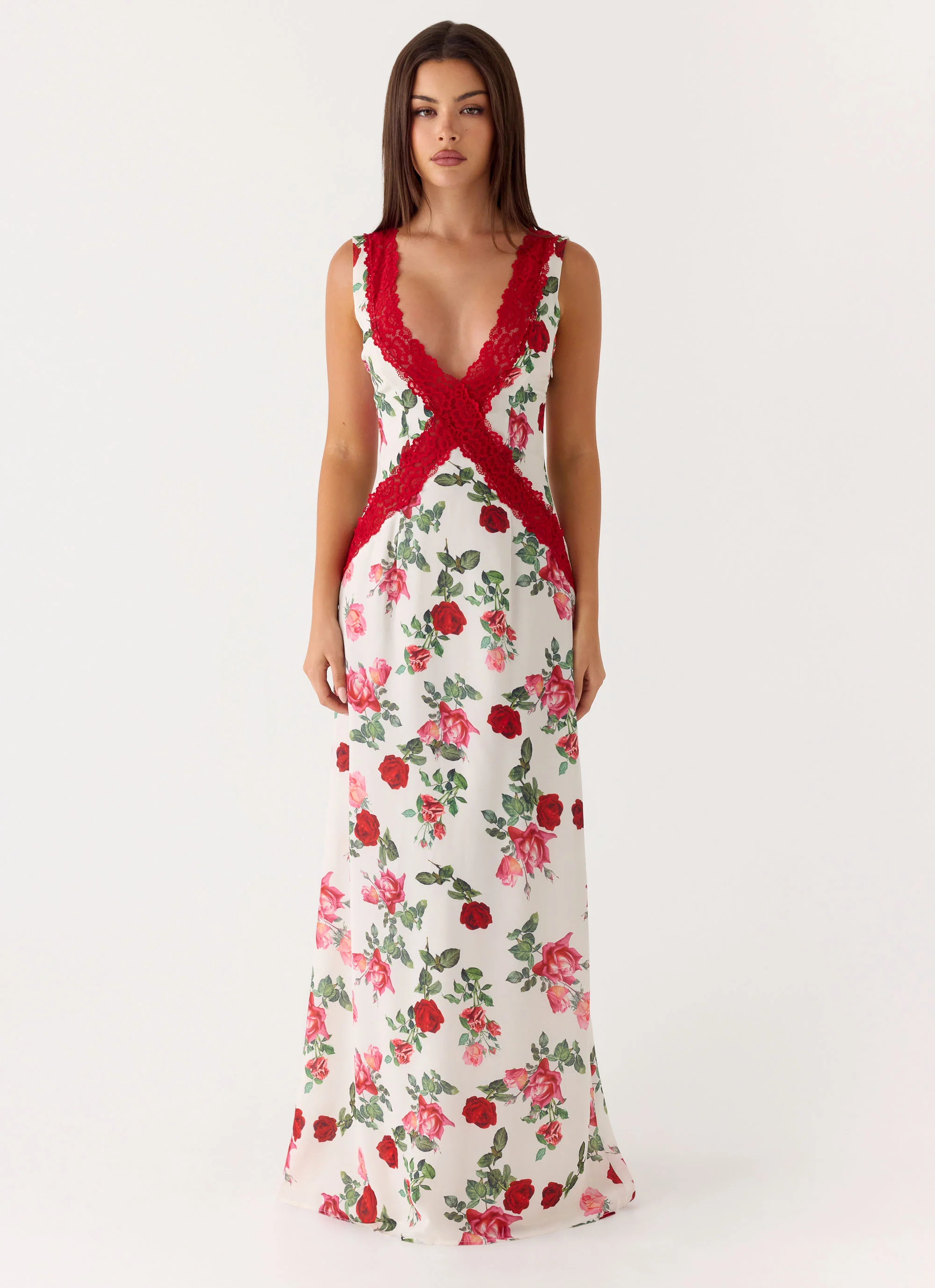 Aoifie Maxi Dress - Ivory Bloom