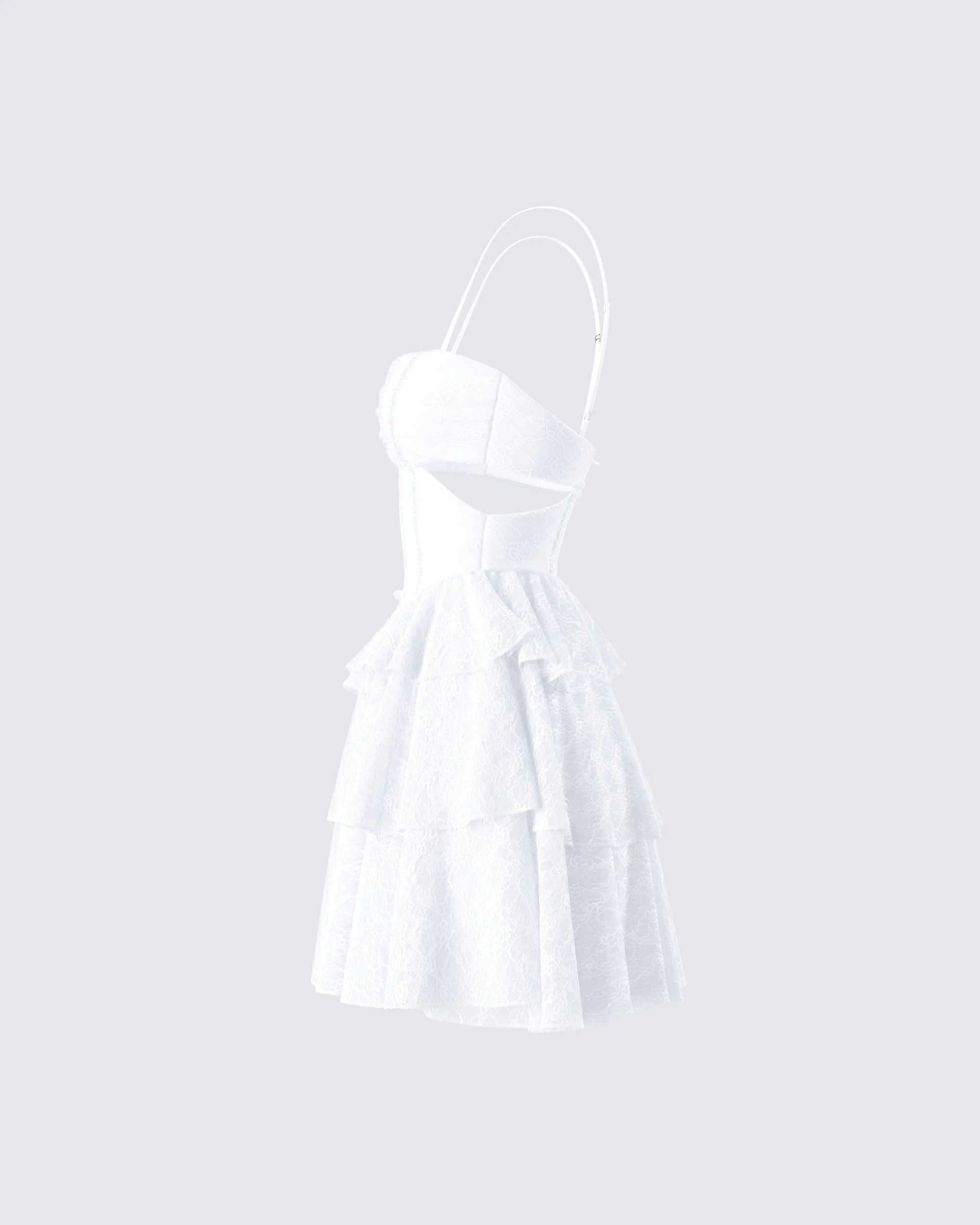 Alicia White Lace Mini Dress
