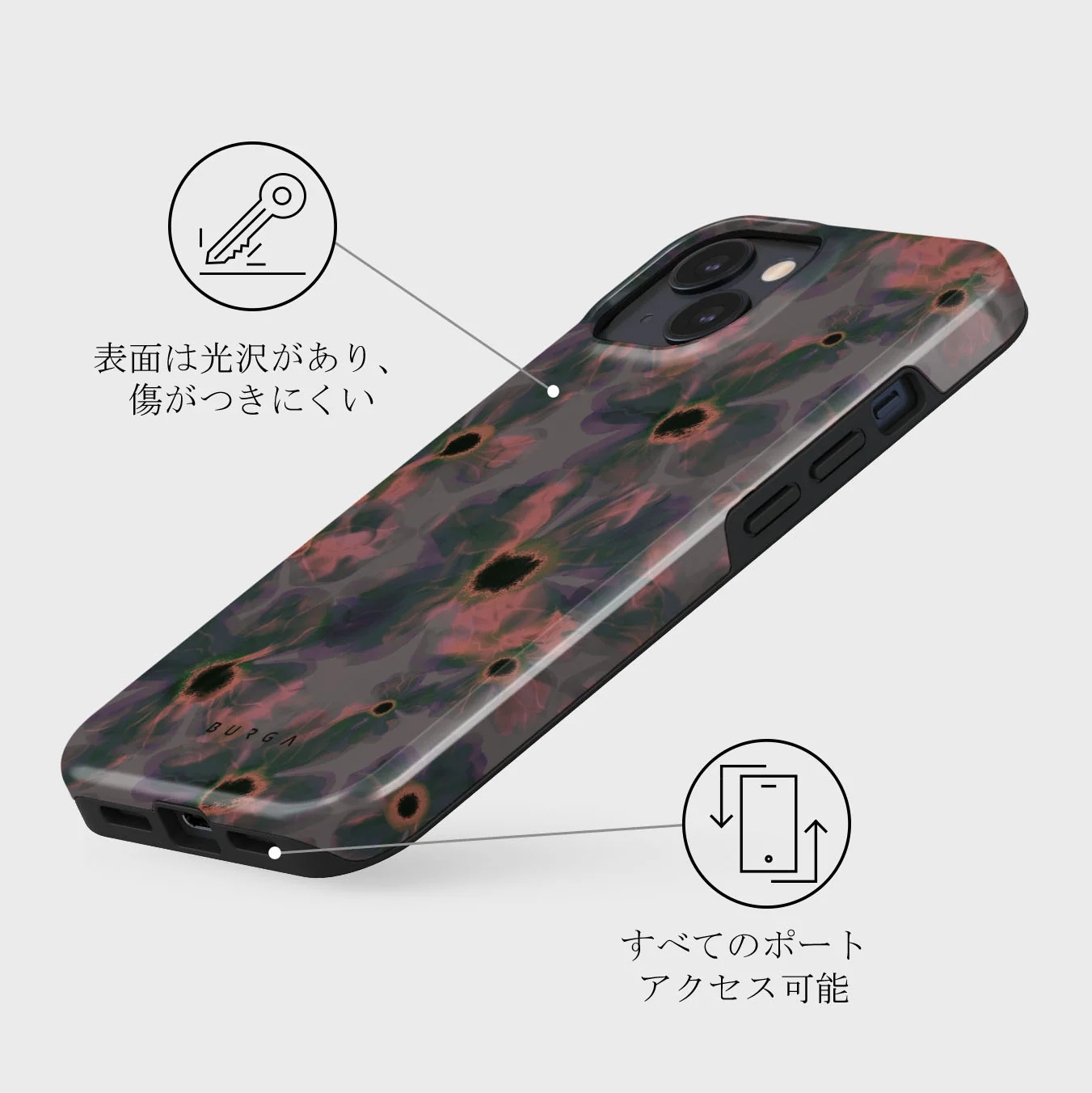 Volcanic Garden - iPhone 13 ケース