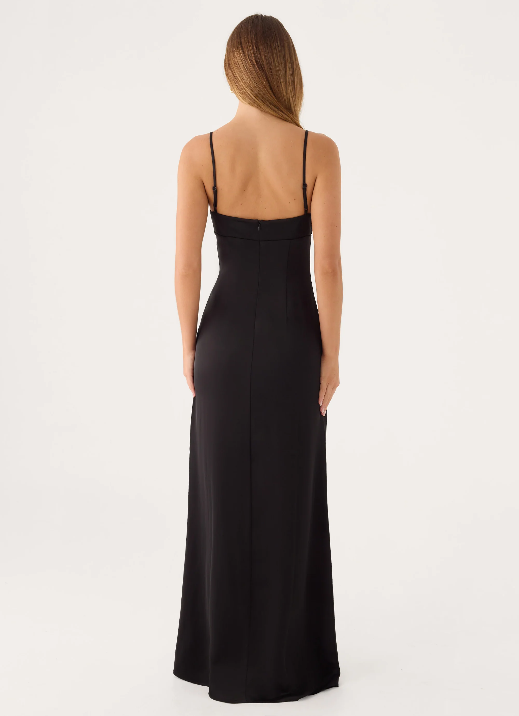 Kindall Maxi Dress - Black - luluinthesky