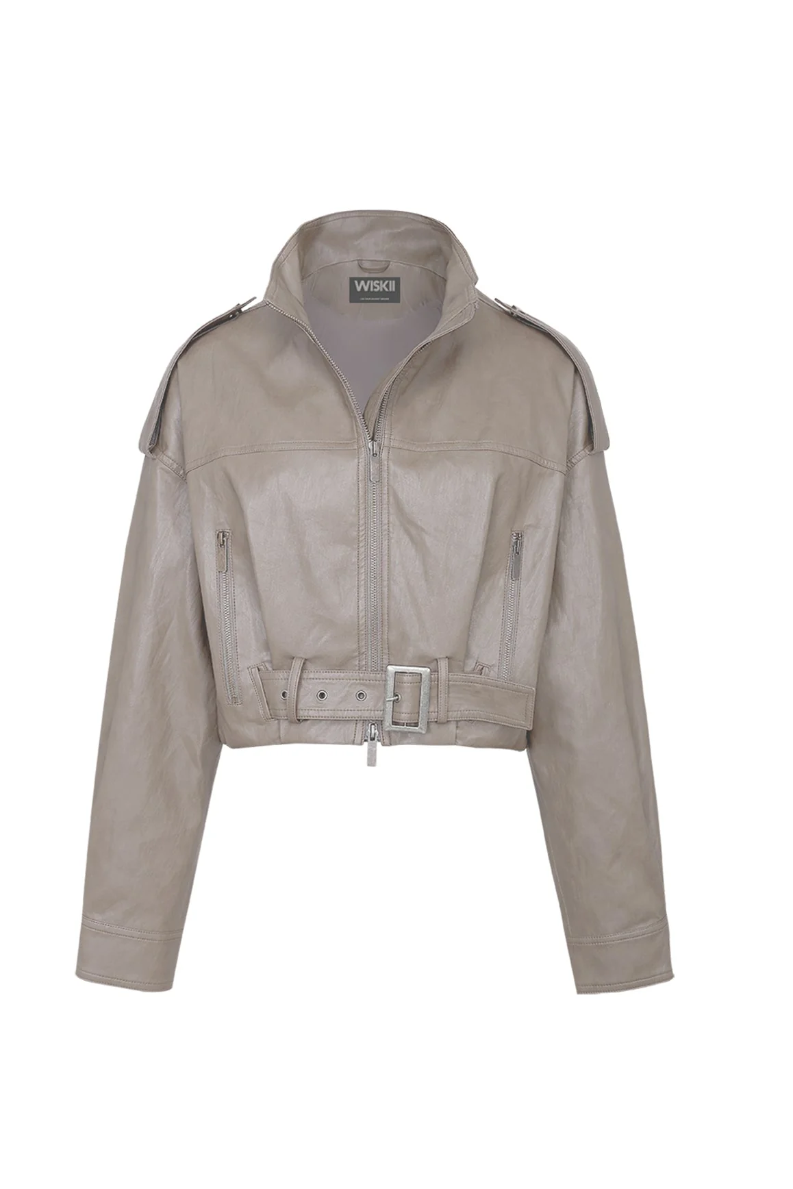 Retro Faux Leather Jacket