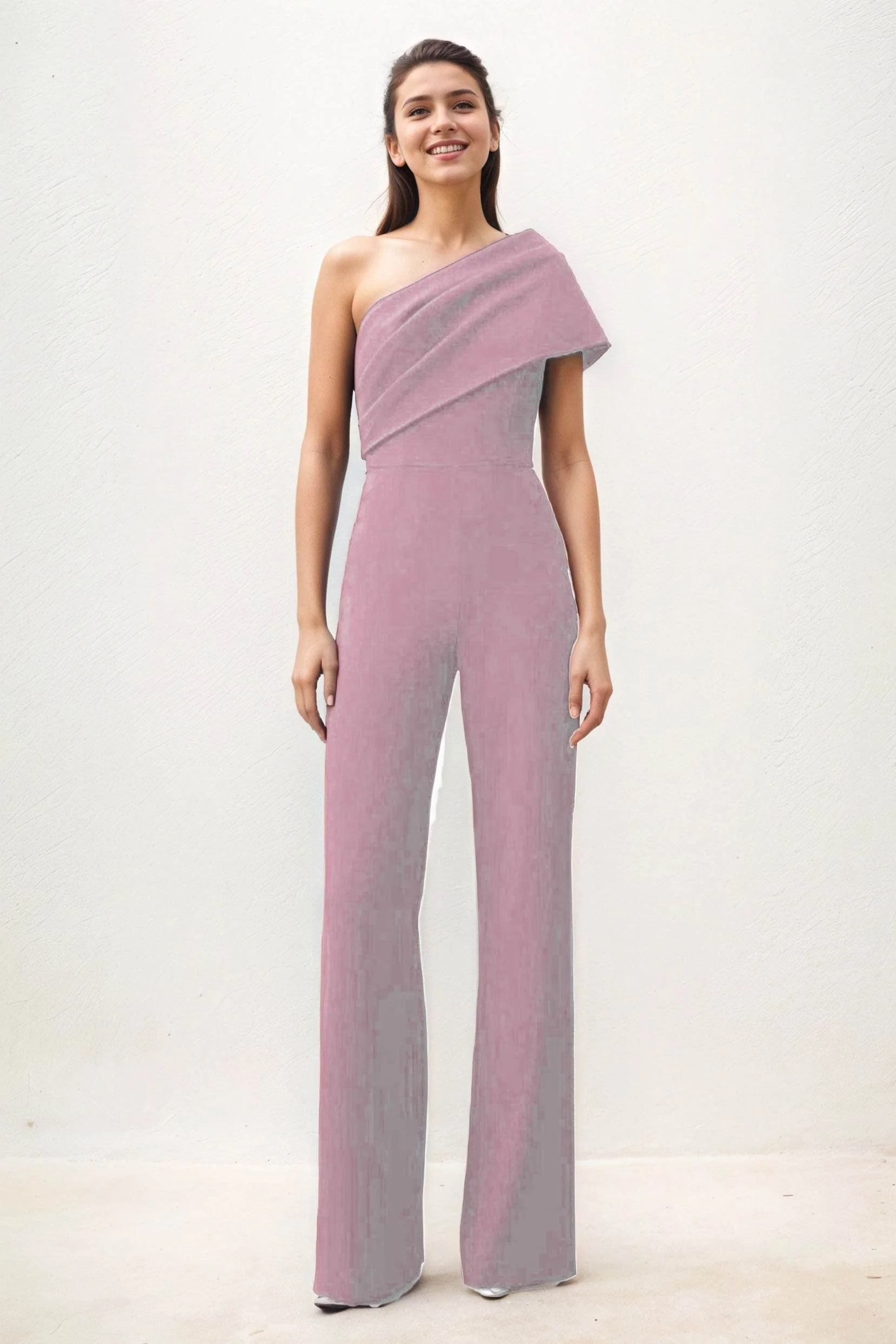 Jumpsuit Maxi Elastic Cloth Wedding Guest Dress CG0277