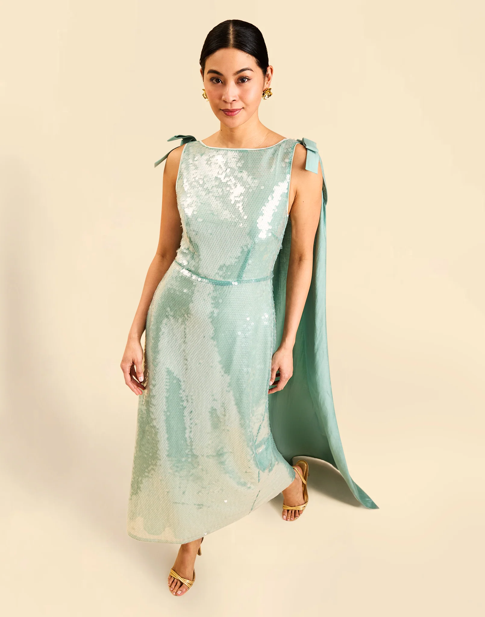 Lillian Convertible™ Cape Dress