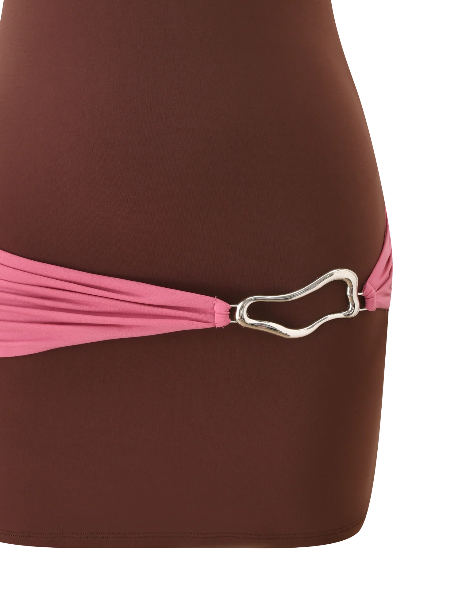 Eos Mini Dress - Espresso And Rose