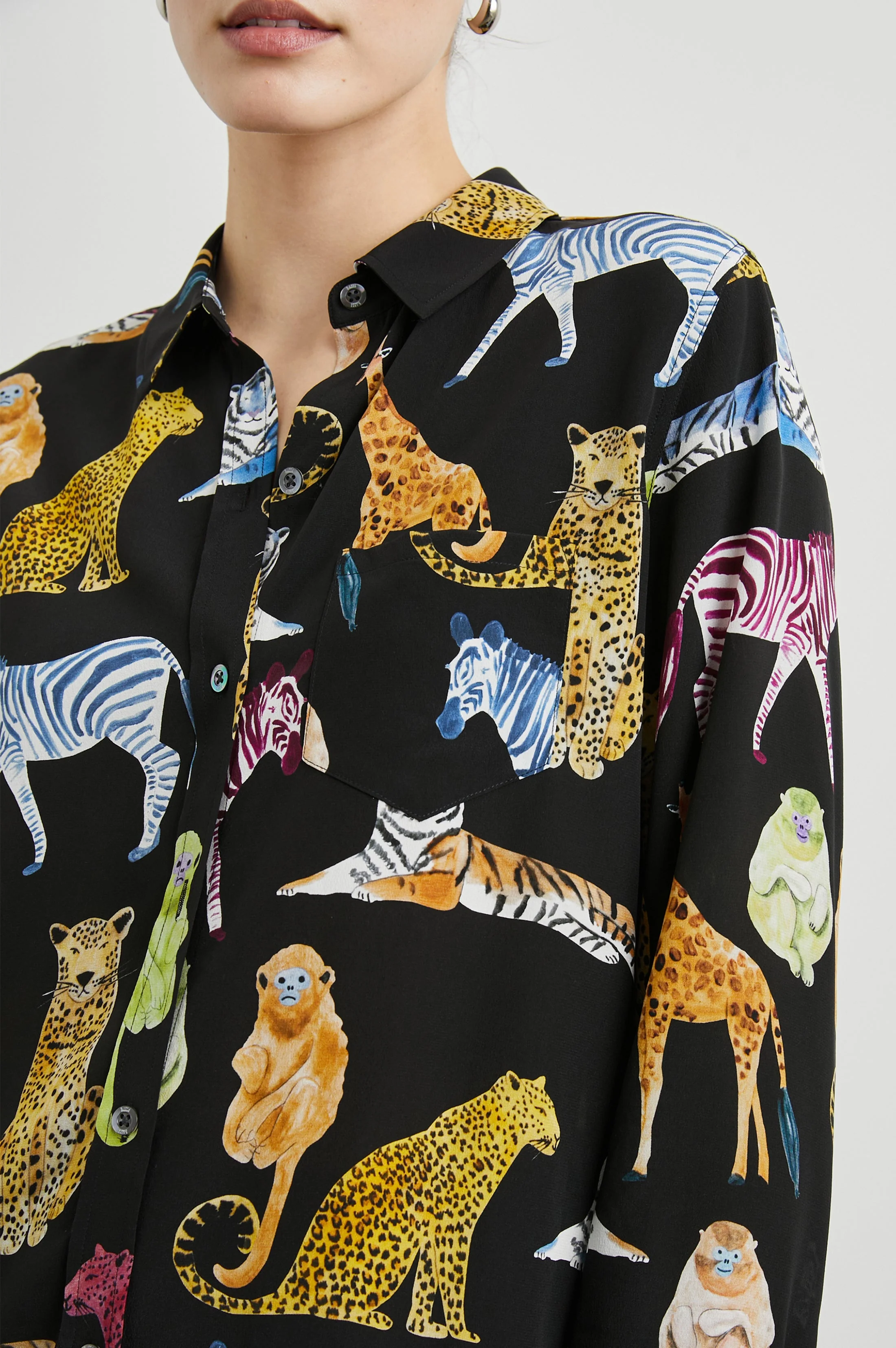 Kate Shirt - Illustrated Animals