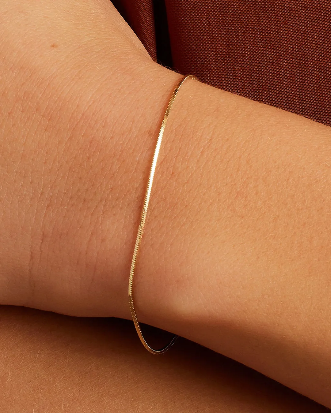 14K Gold Micro Mini Venice Bracelet