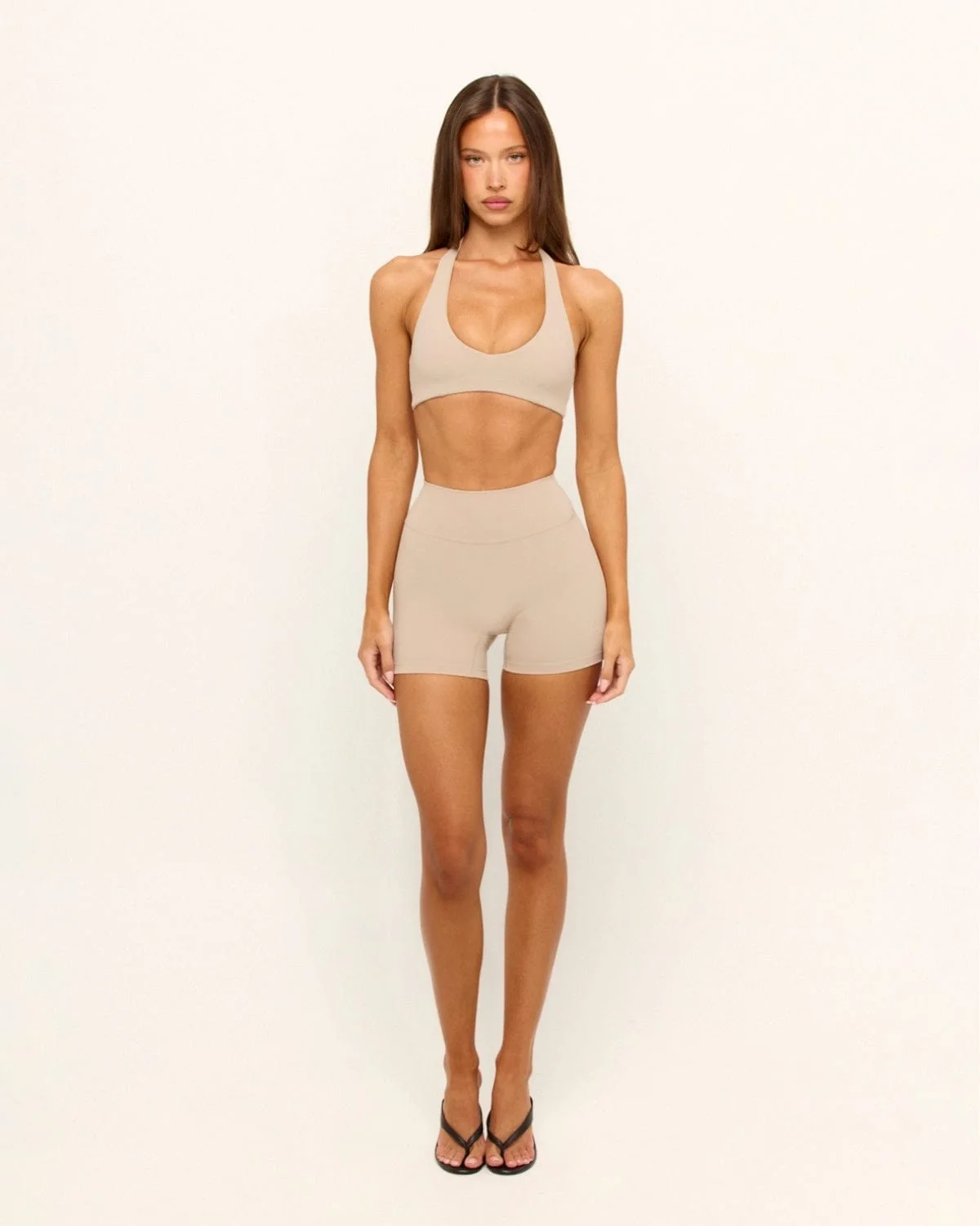 Form Halter Crop | Fawn