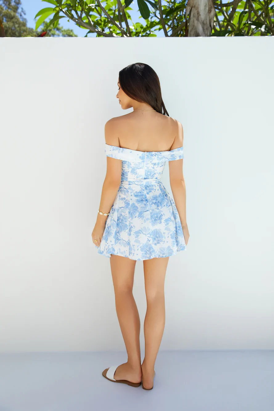 Carpri Nights Mini Dress Blue