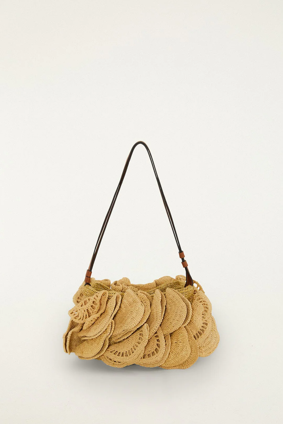 Raffia Flower Clutch