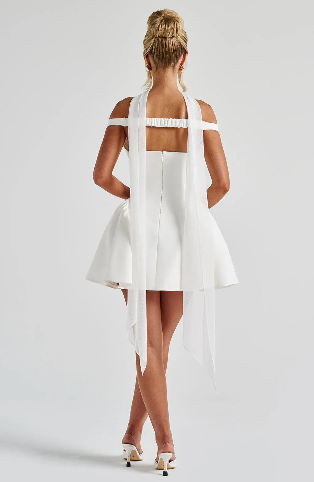 Marla Mini Dress - Ivory - luluinthesky