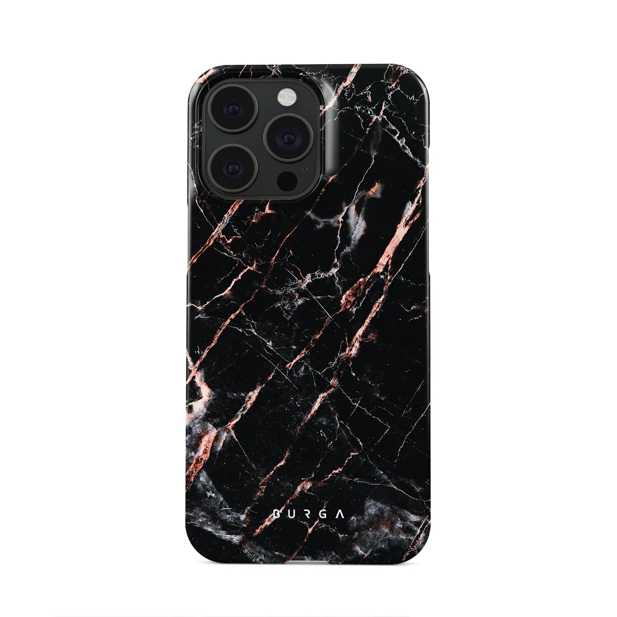 Rose Gold Marble - iPhone 15 Pro ケース